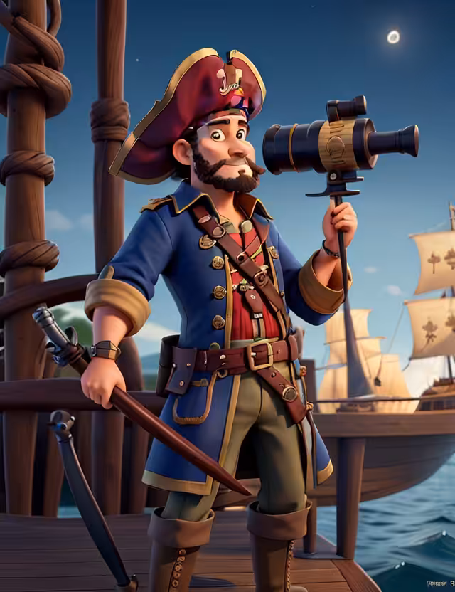 A pirate captain  #1