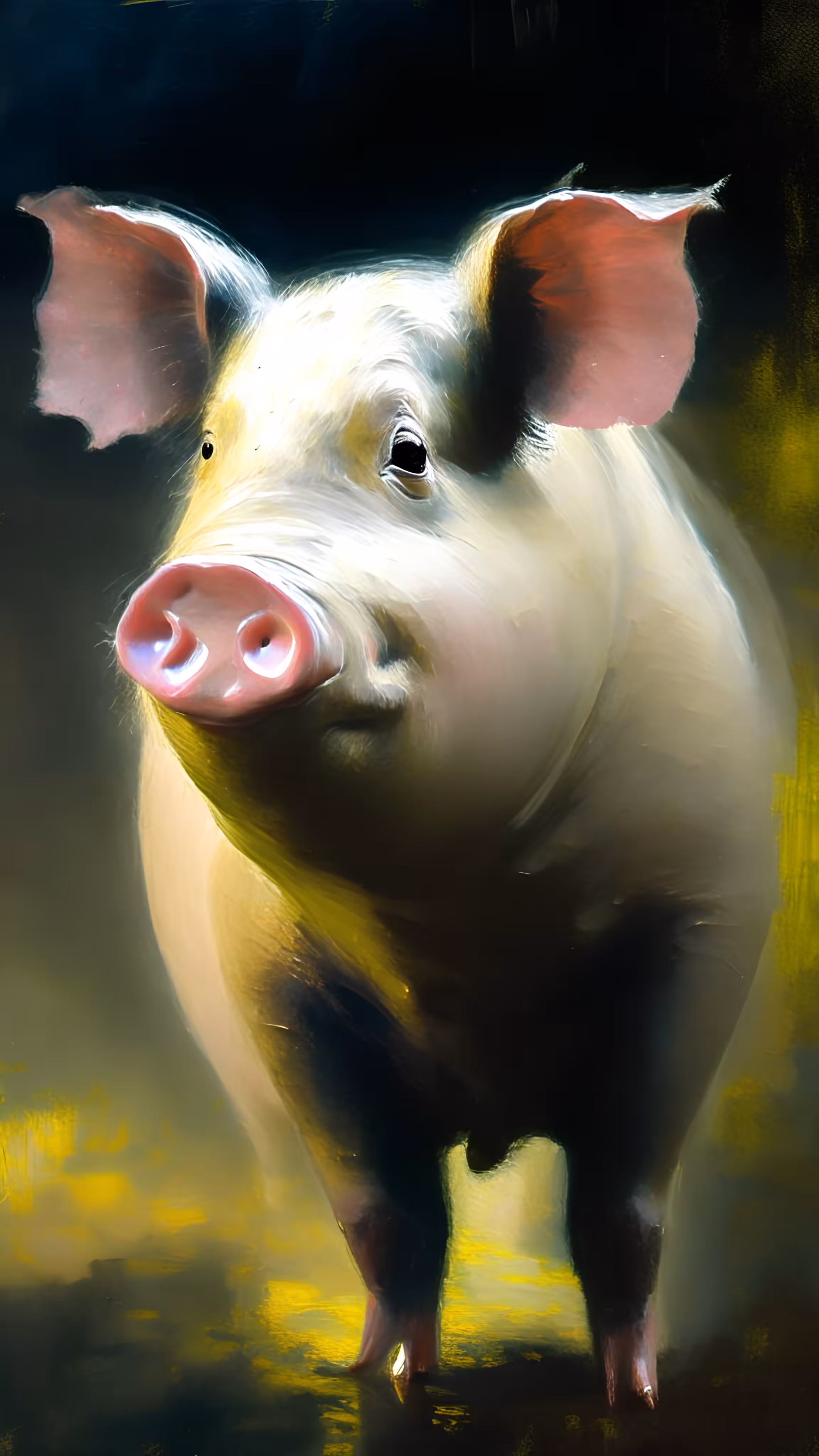 waiting pig