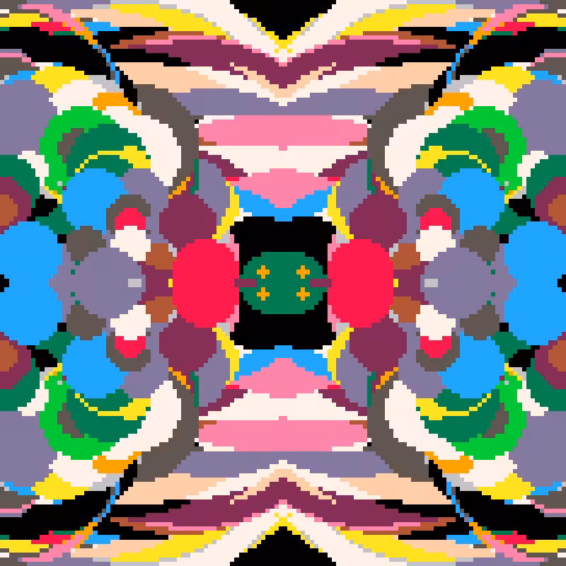 Rapid Psychedelic Inkblot Test Generator #8