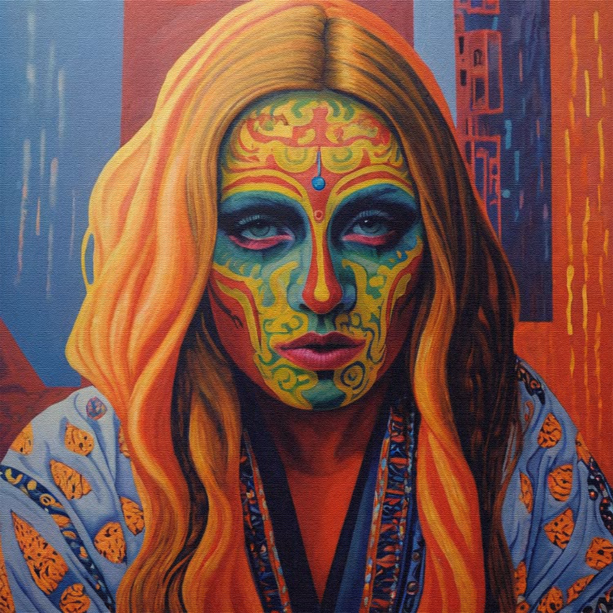 Painting of The Veil of Chromatic Secrets