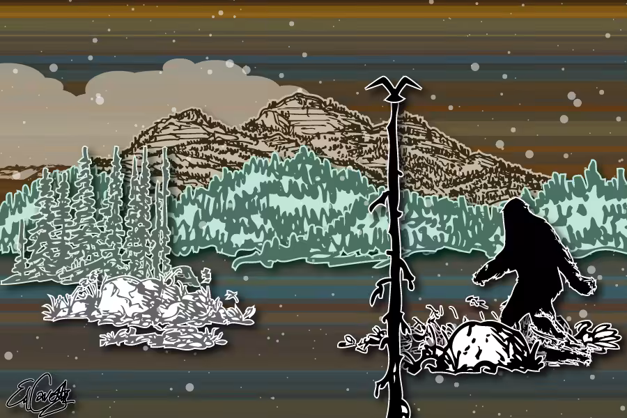 Capture Bigfoot - Wild Paper Series #141