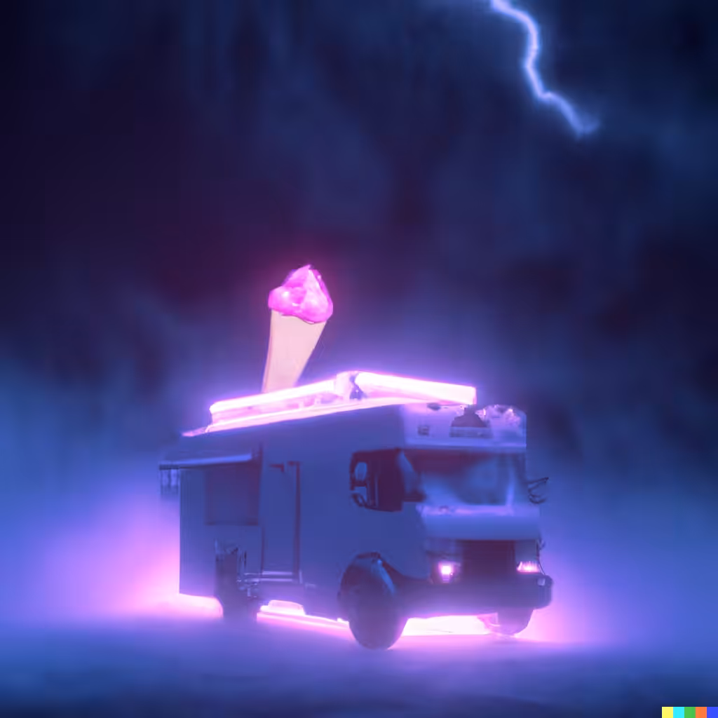 Haunted i scream truck