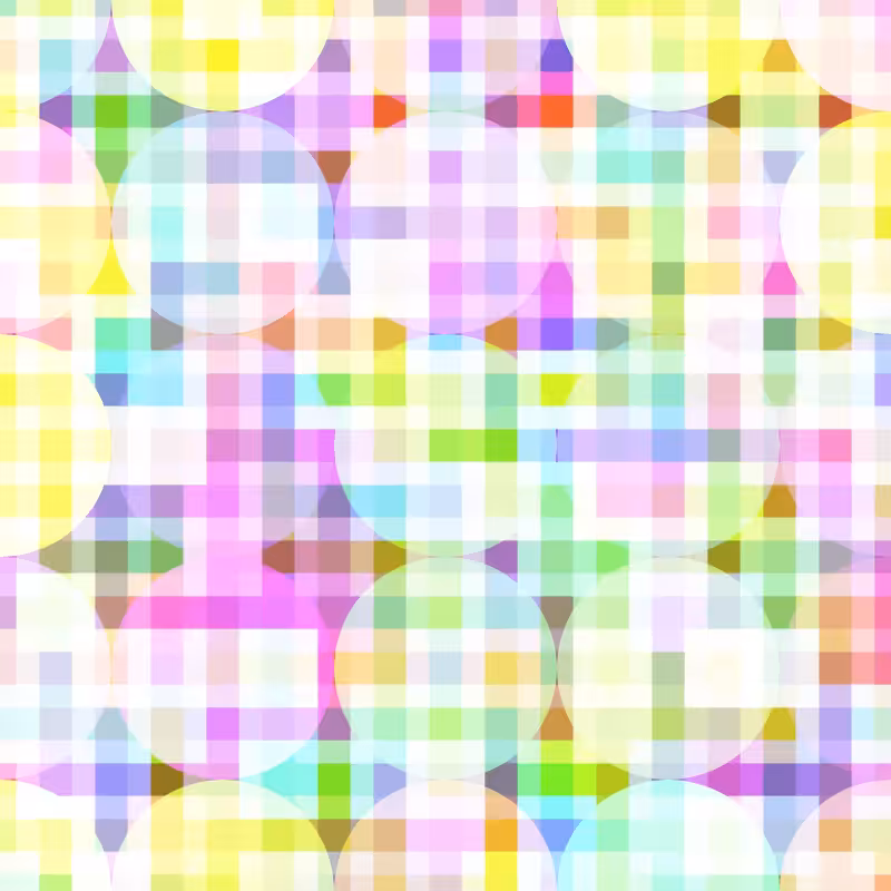 Overlapping squares and circles #11