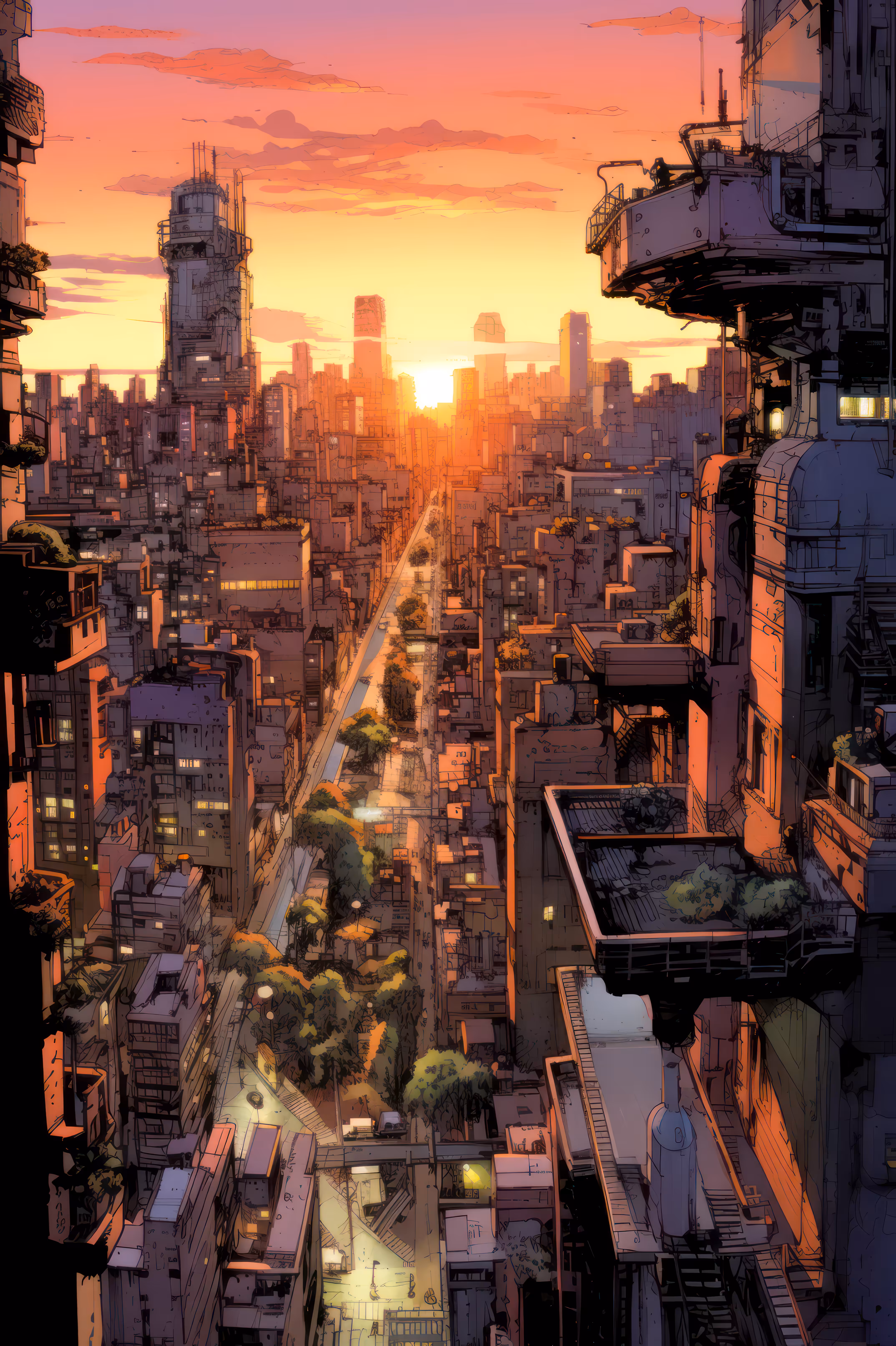 Sunset Over Redo