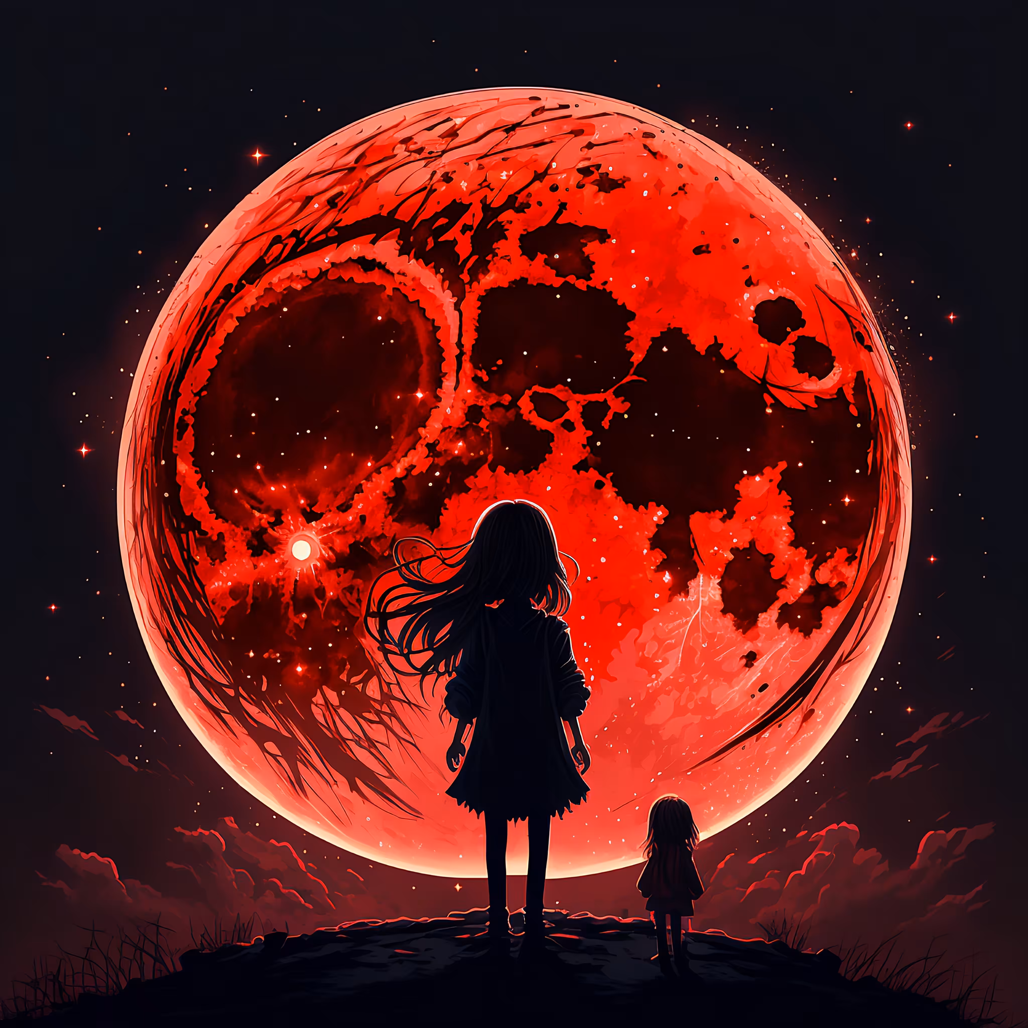 But what if the moon turns red?! 
