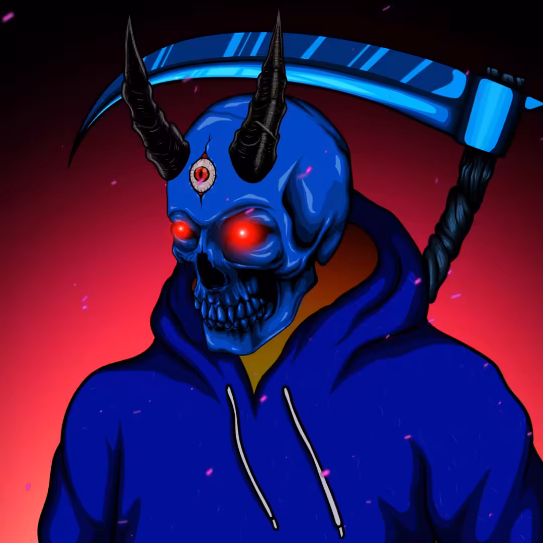 DEATH GOD - BLUE DEVIL
