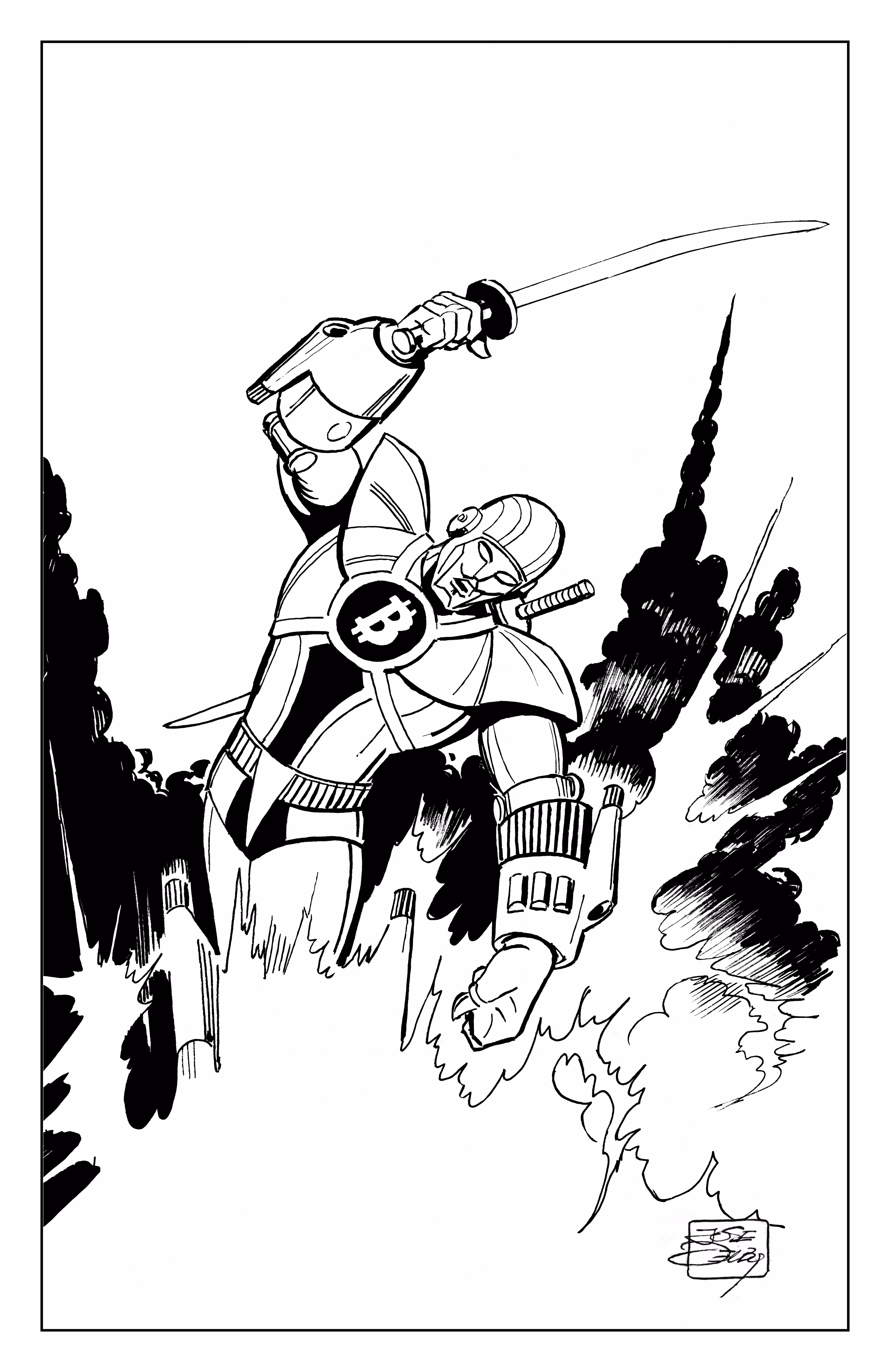 Satoshi The Creator - Katanas Of Lightning - Classic