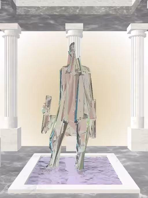 HeavenComputer: The Fragmented Victorious Chatoyant Amazonite Woman #4801