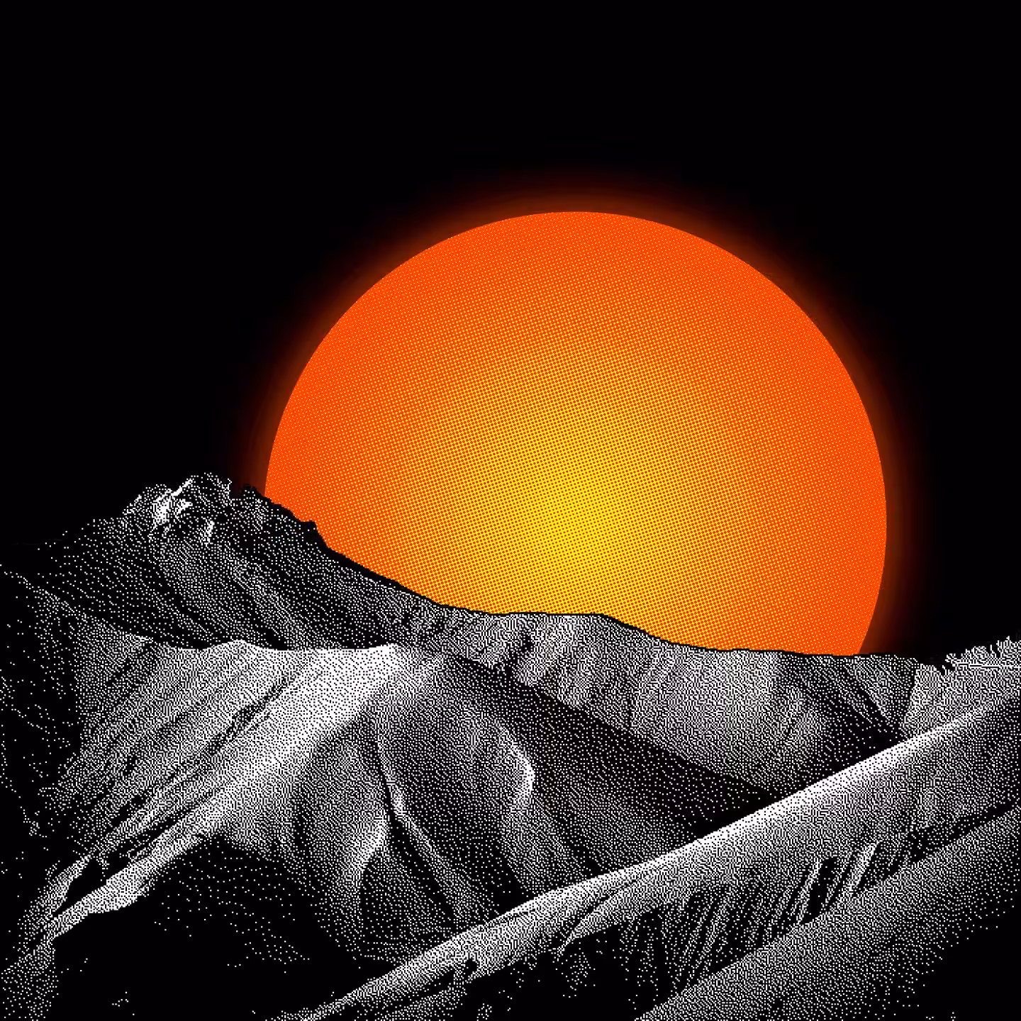 A Sunset In Space