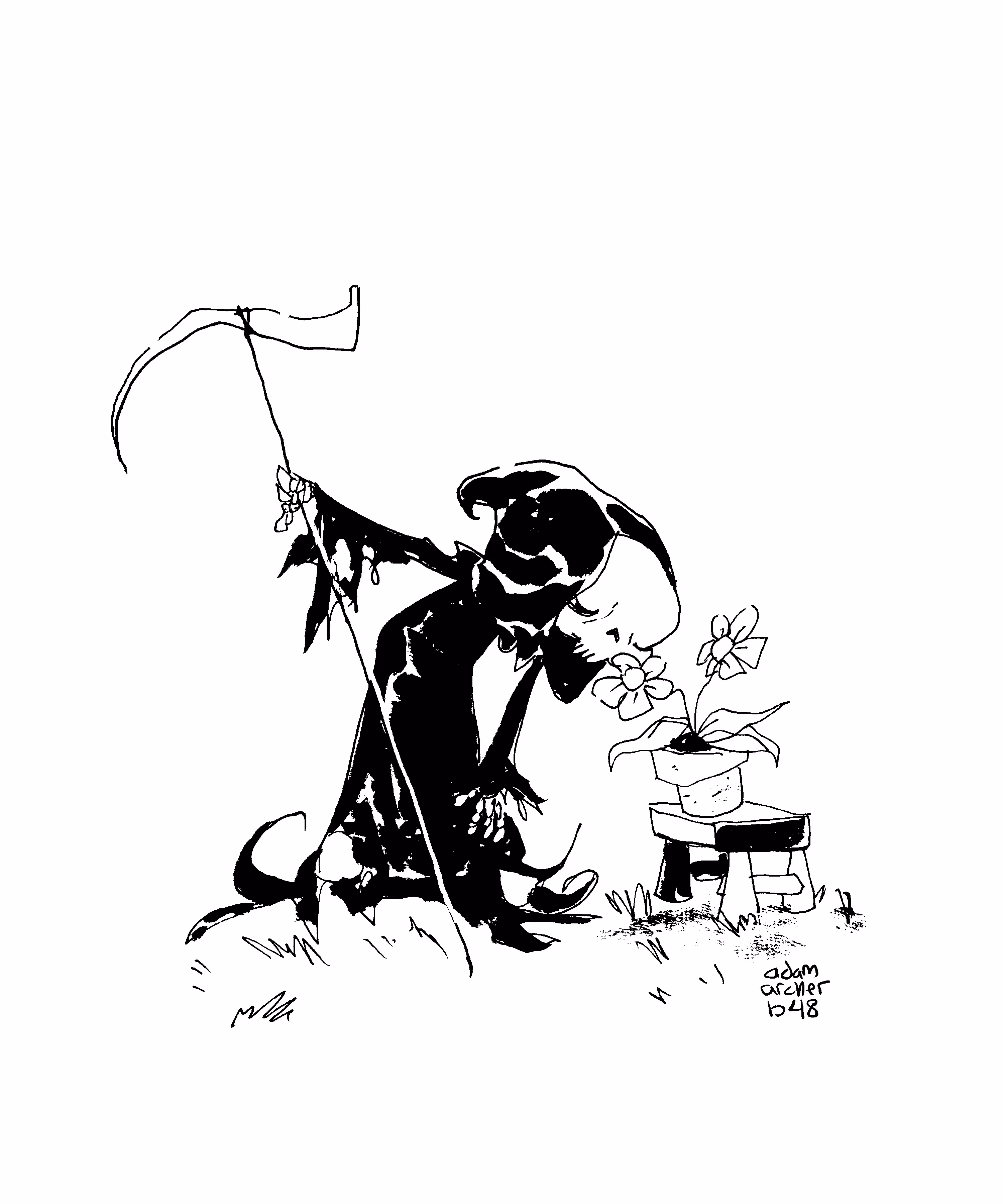 adam archer's doodles: black series 048