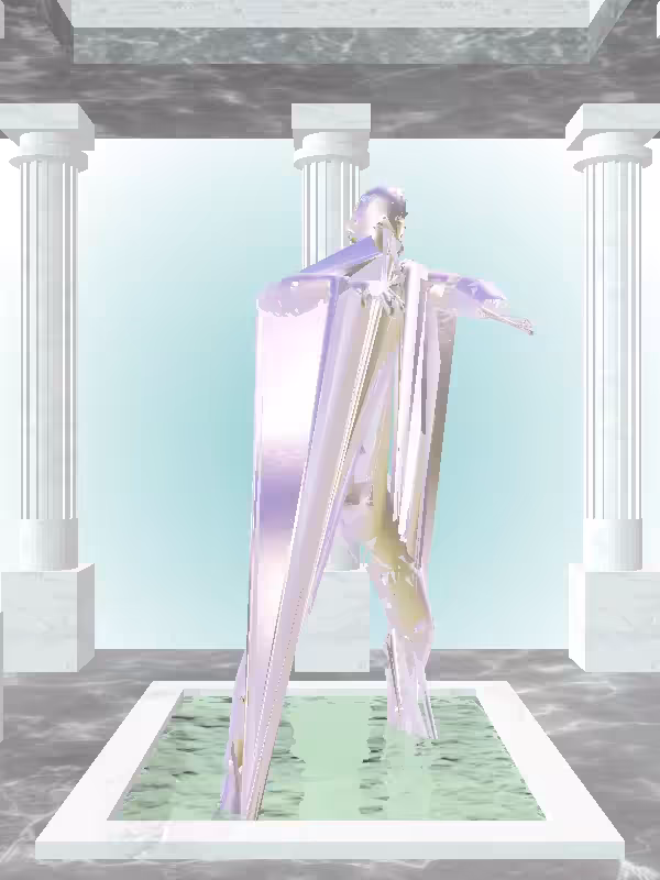 HeavenComputer: The Undying Shimmery Violet Garden Man #6219