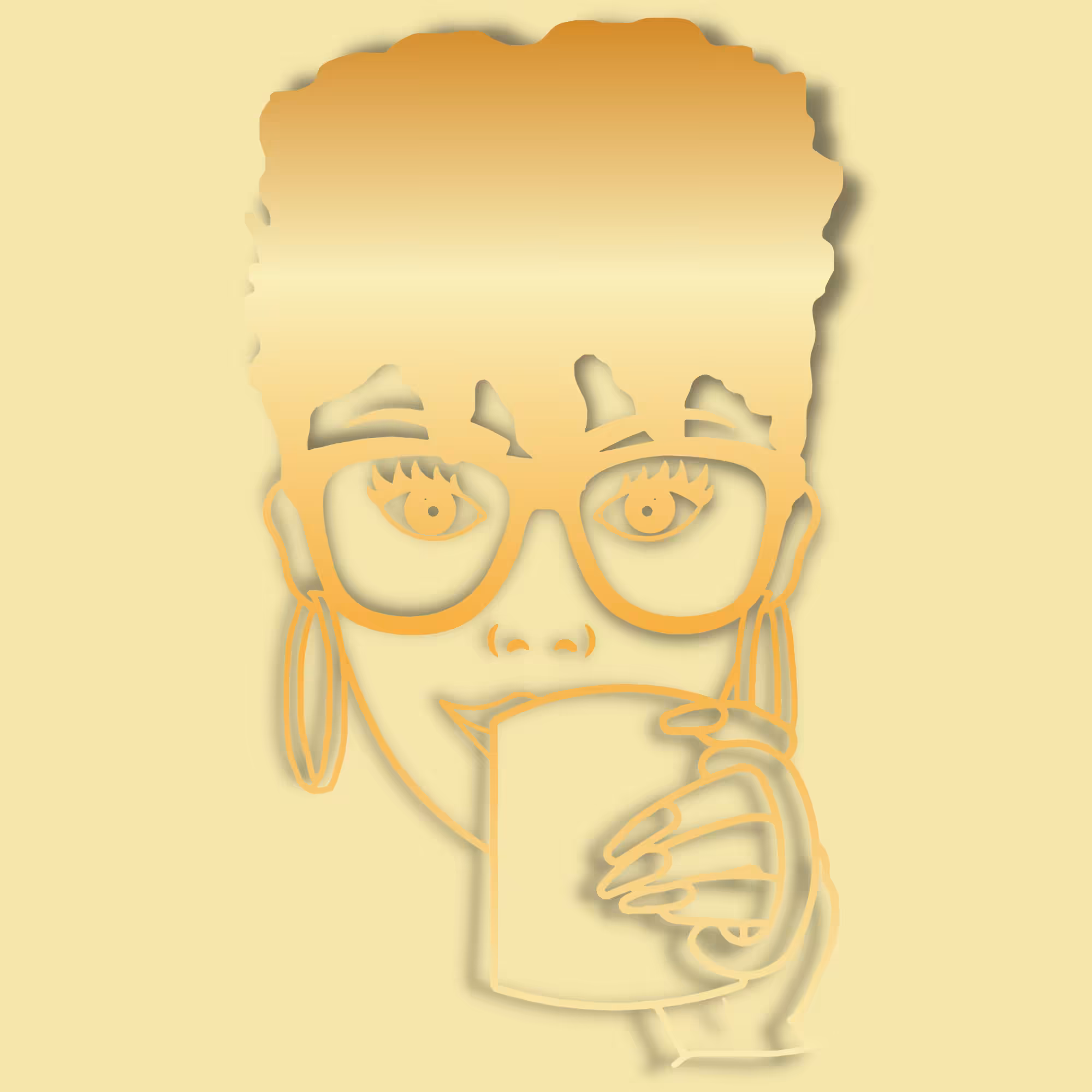 Glowing Gold Avah