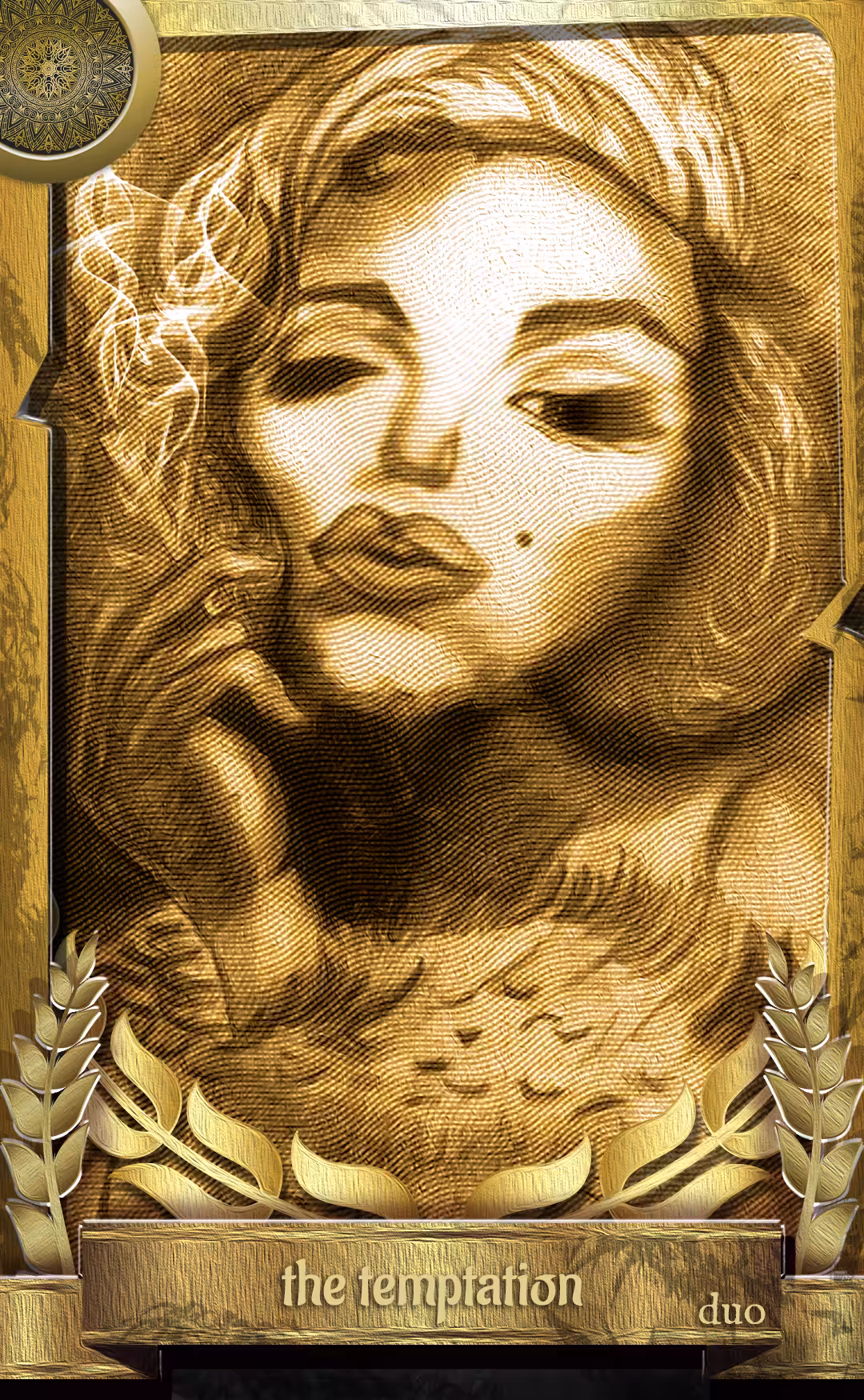 The Temptation / card duo - Golden series