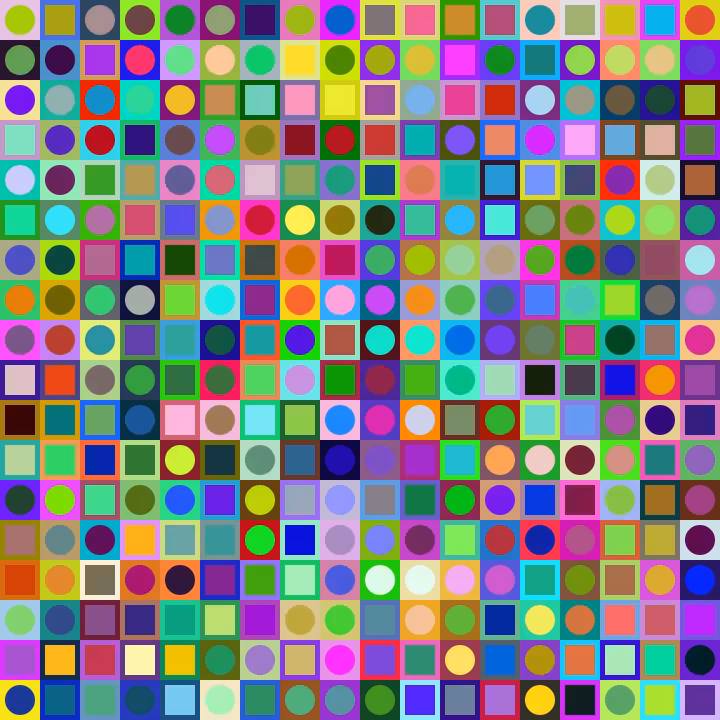 Square Dot Composition #133