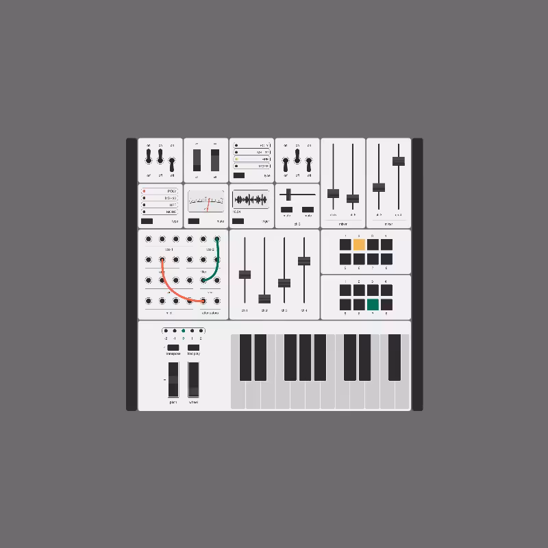 Modular synthesizer #64