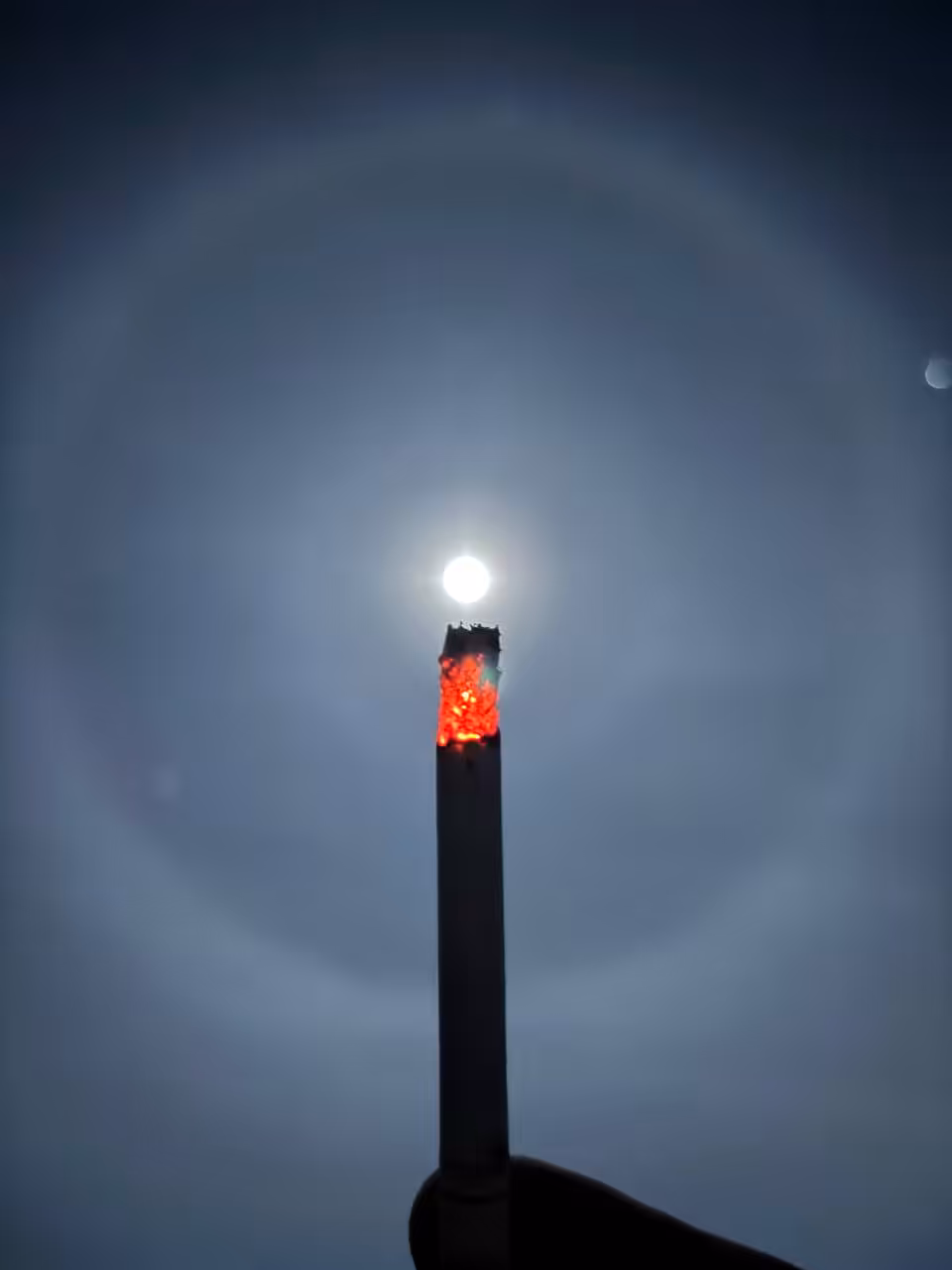 Halo and cigarette