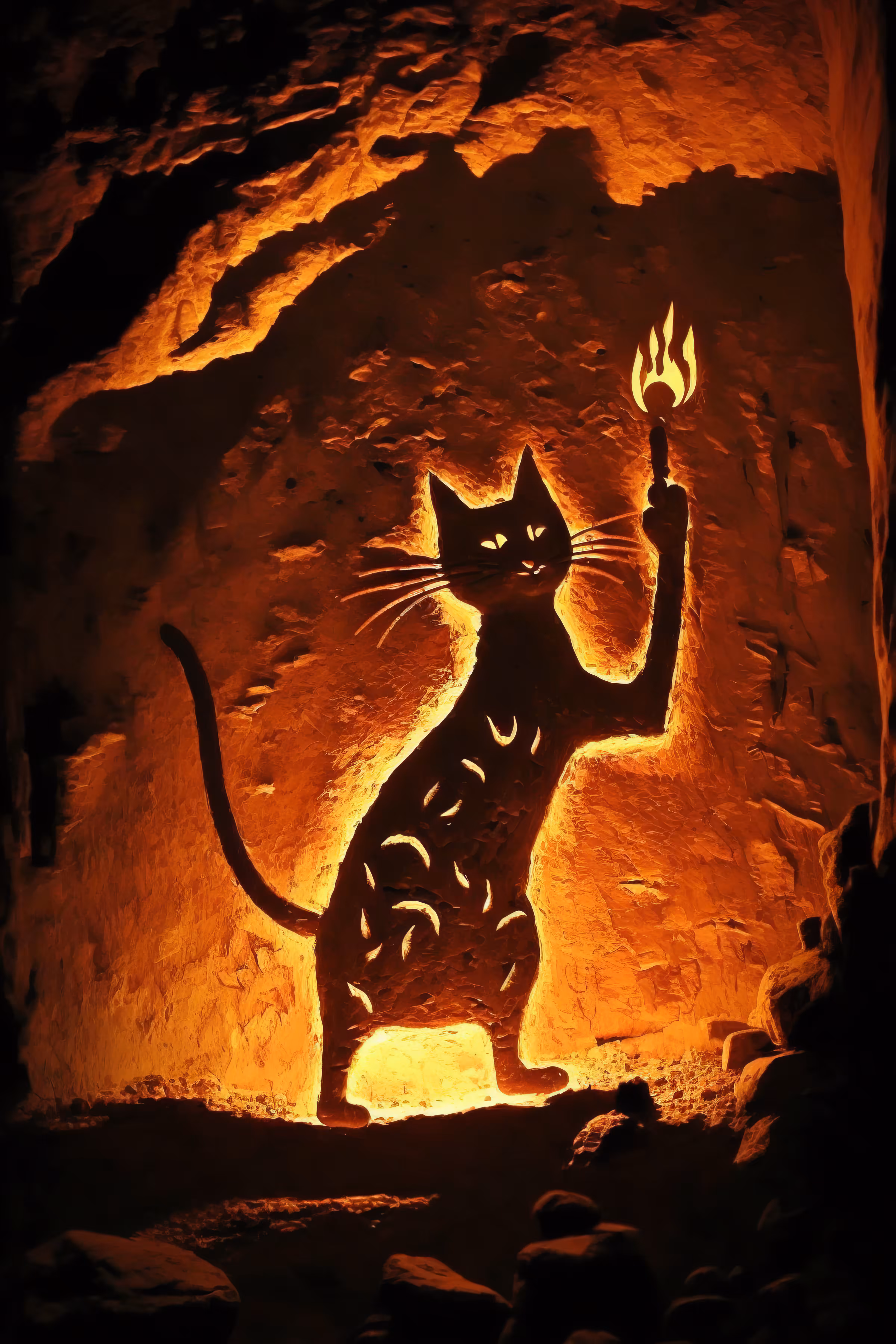 Cavemeow: The Discovery Of Fire