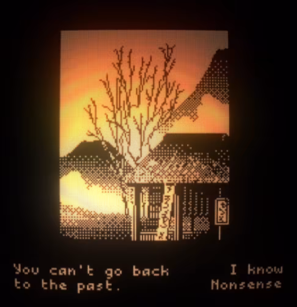 You can't go back to the past.