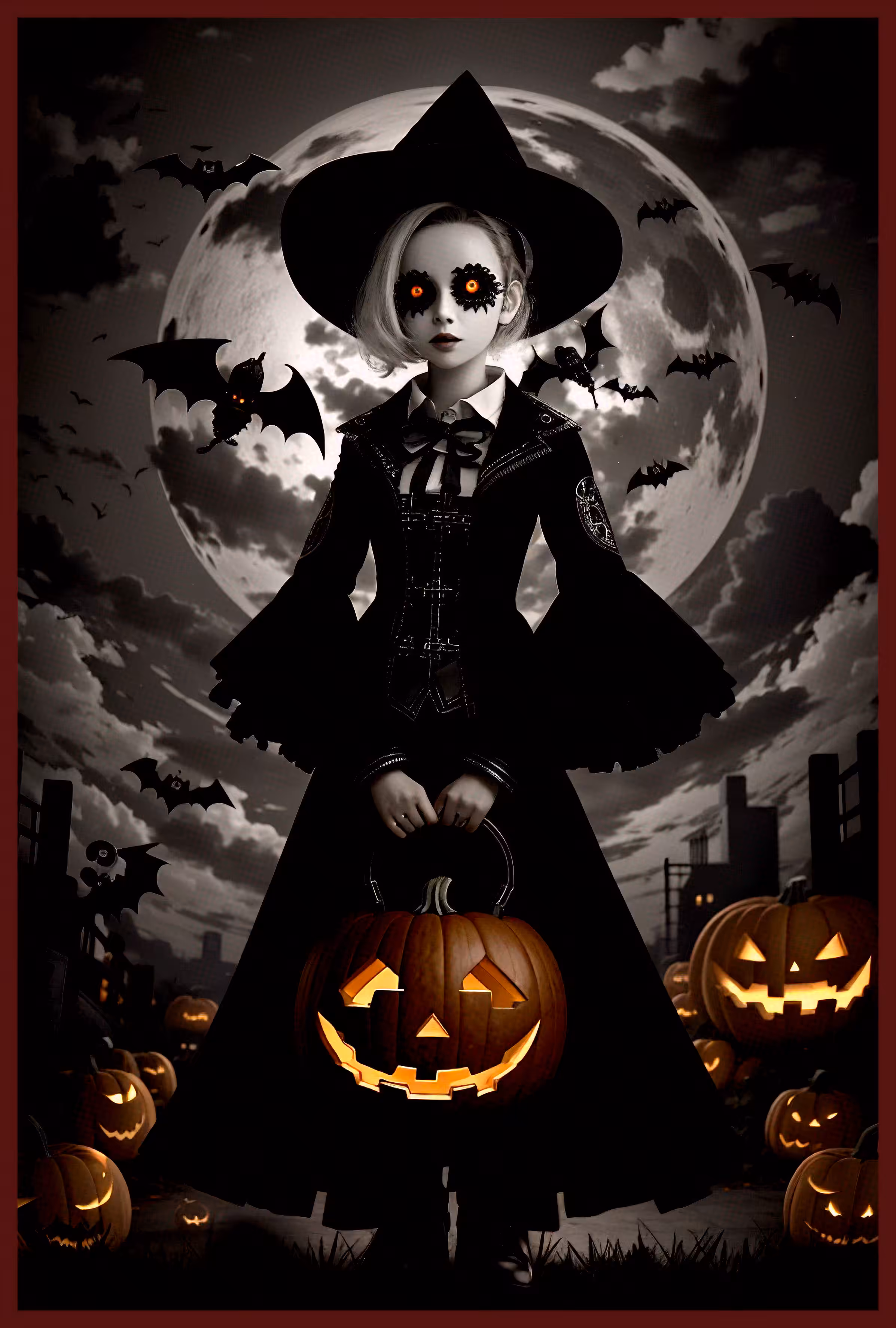 Witch and Bat