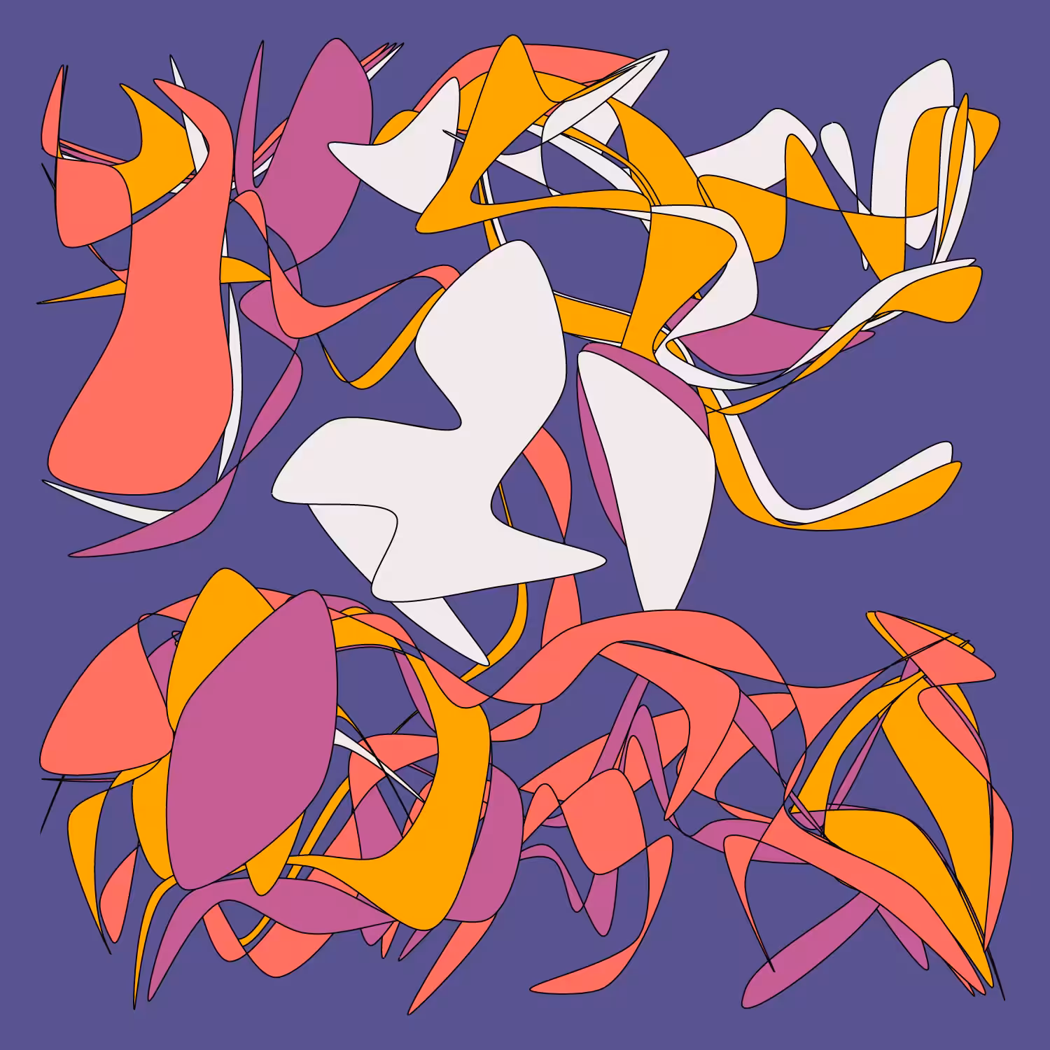 Geometric colorful shapes 2 (Free edition) #139