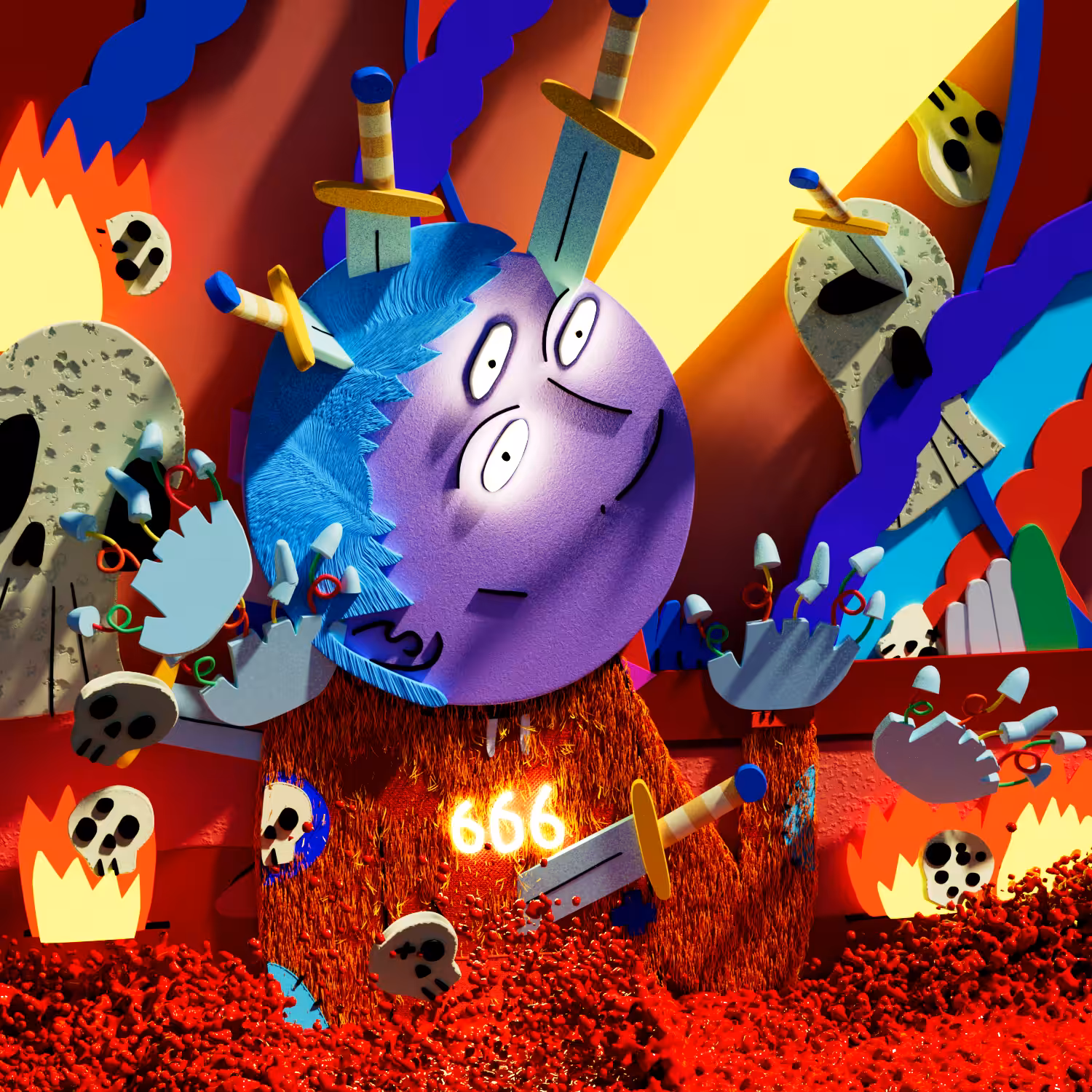 !! GOGO STABBY #1284 HALLOWEEN EXTREME !!