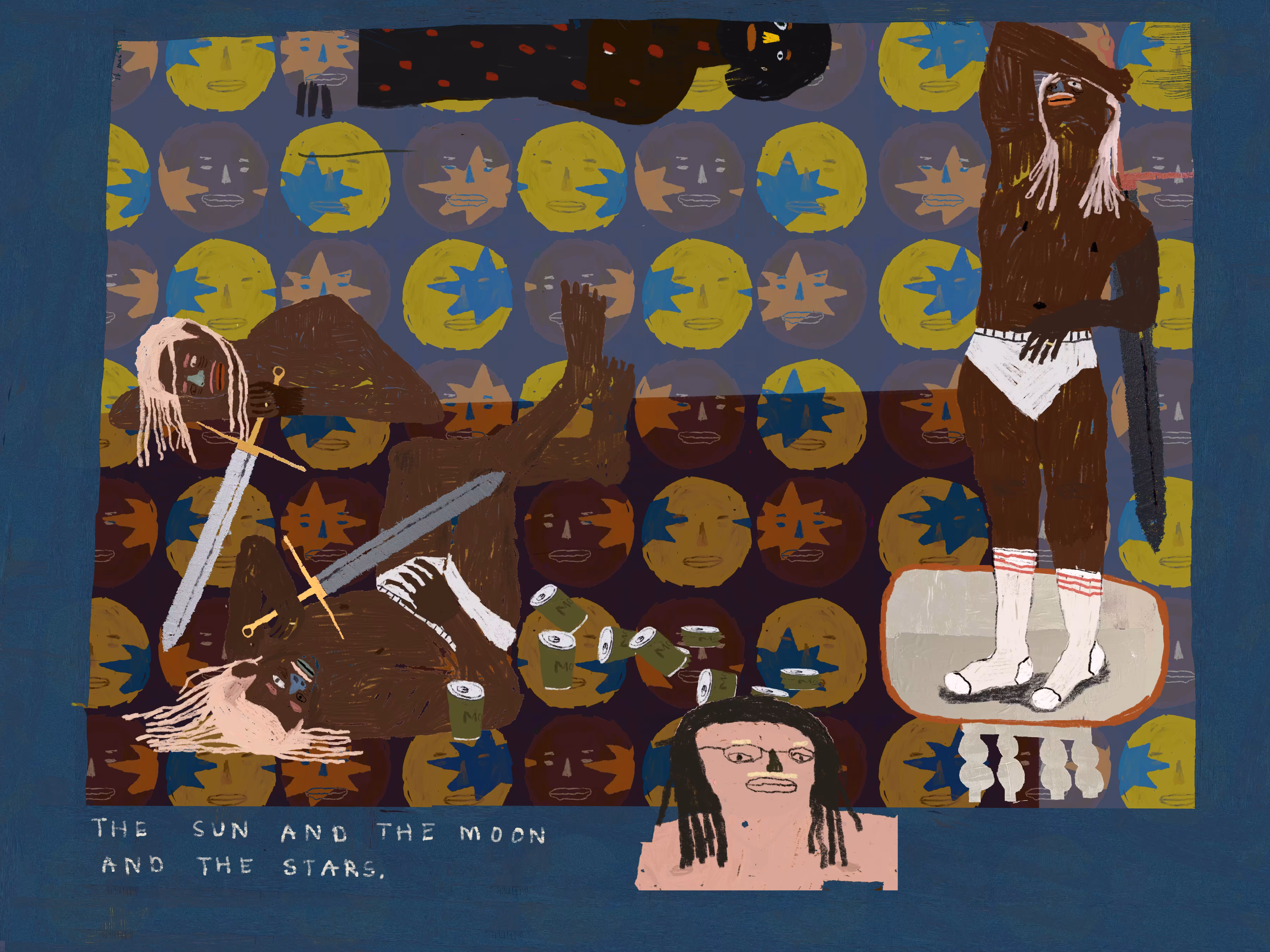 sun and moon and stars