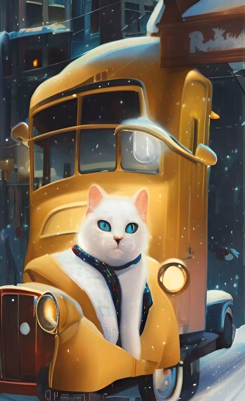The Big Cat aka The Bread Carrier / Christmas Artdrop Transformation