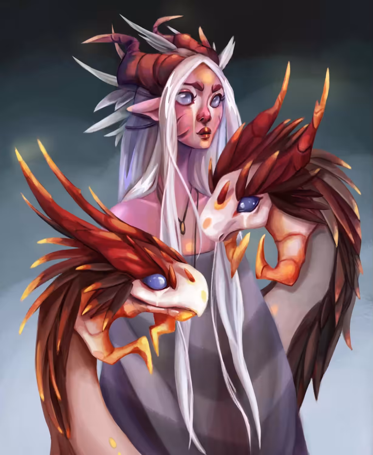 Red Horned Dragons