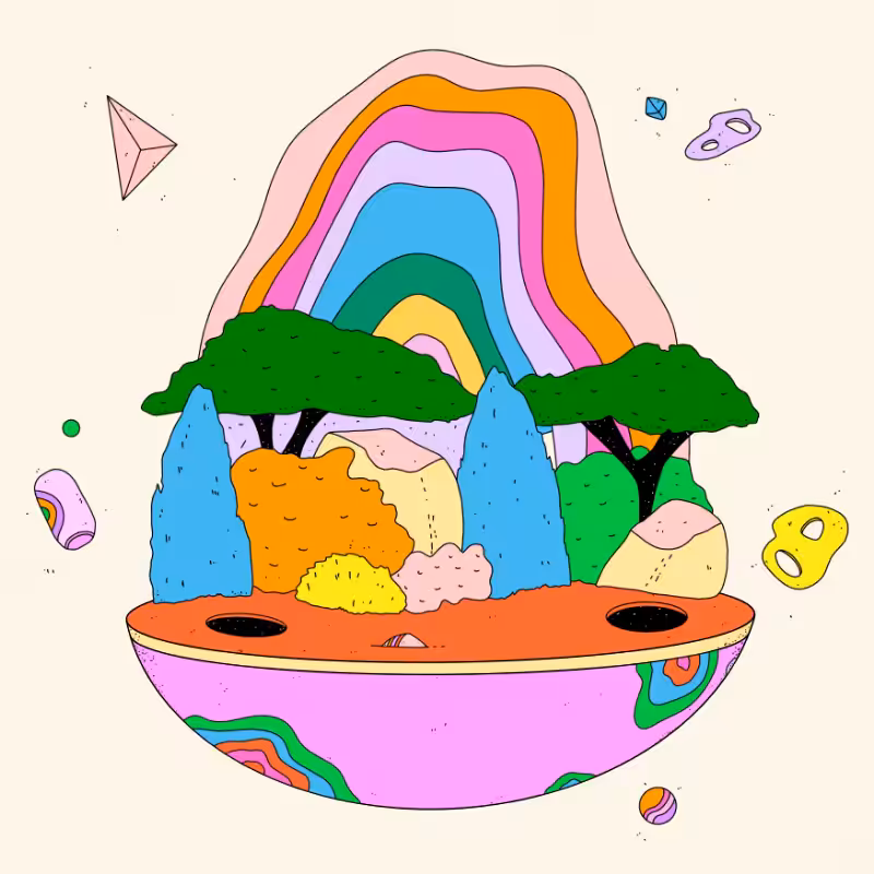 🌈🌴🪐 #51