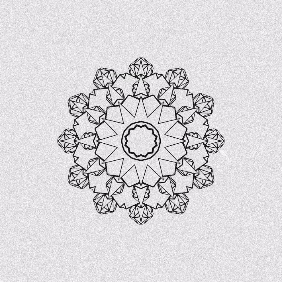 Monochrome Kaleido #24