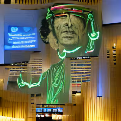 Gaddafi at the UN