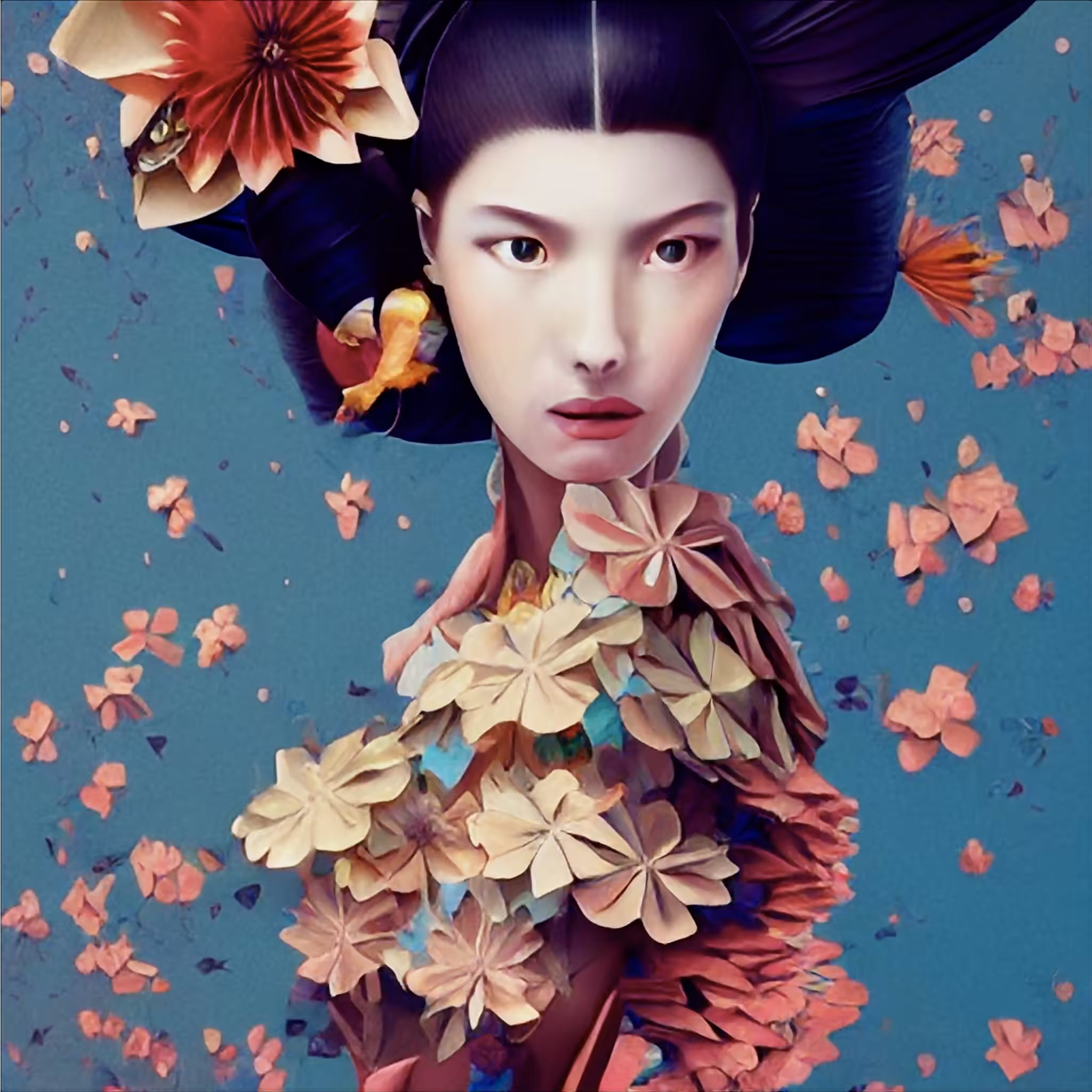 Origami Fashion Sketches