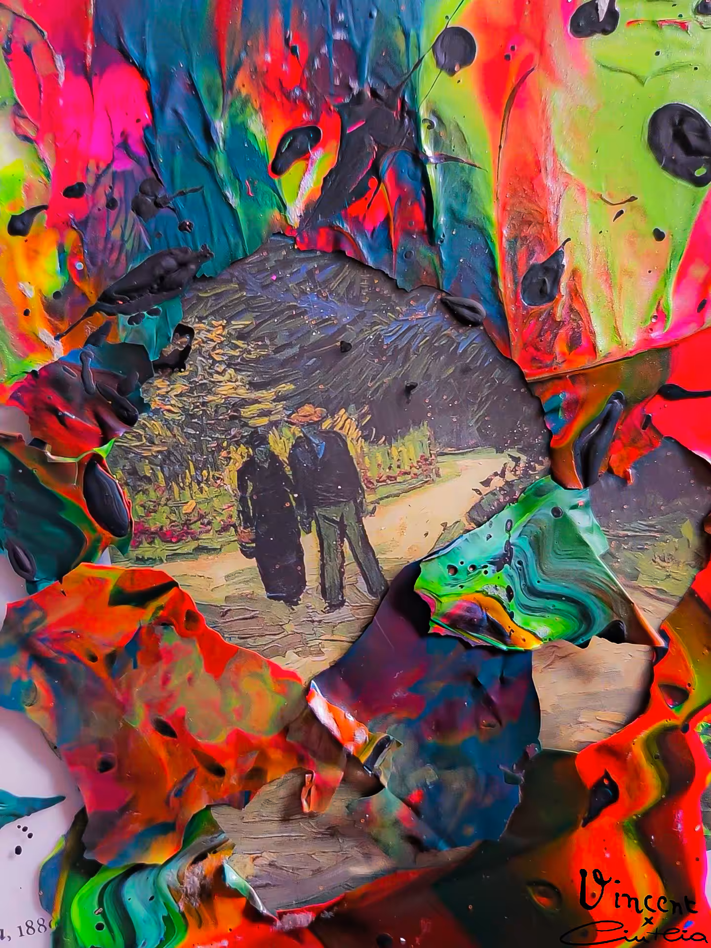 Couple in Aries Park: The Poet's Garden III