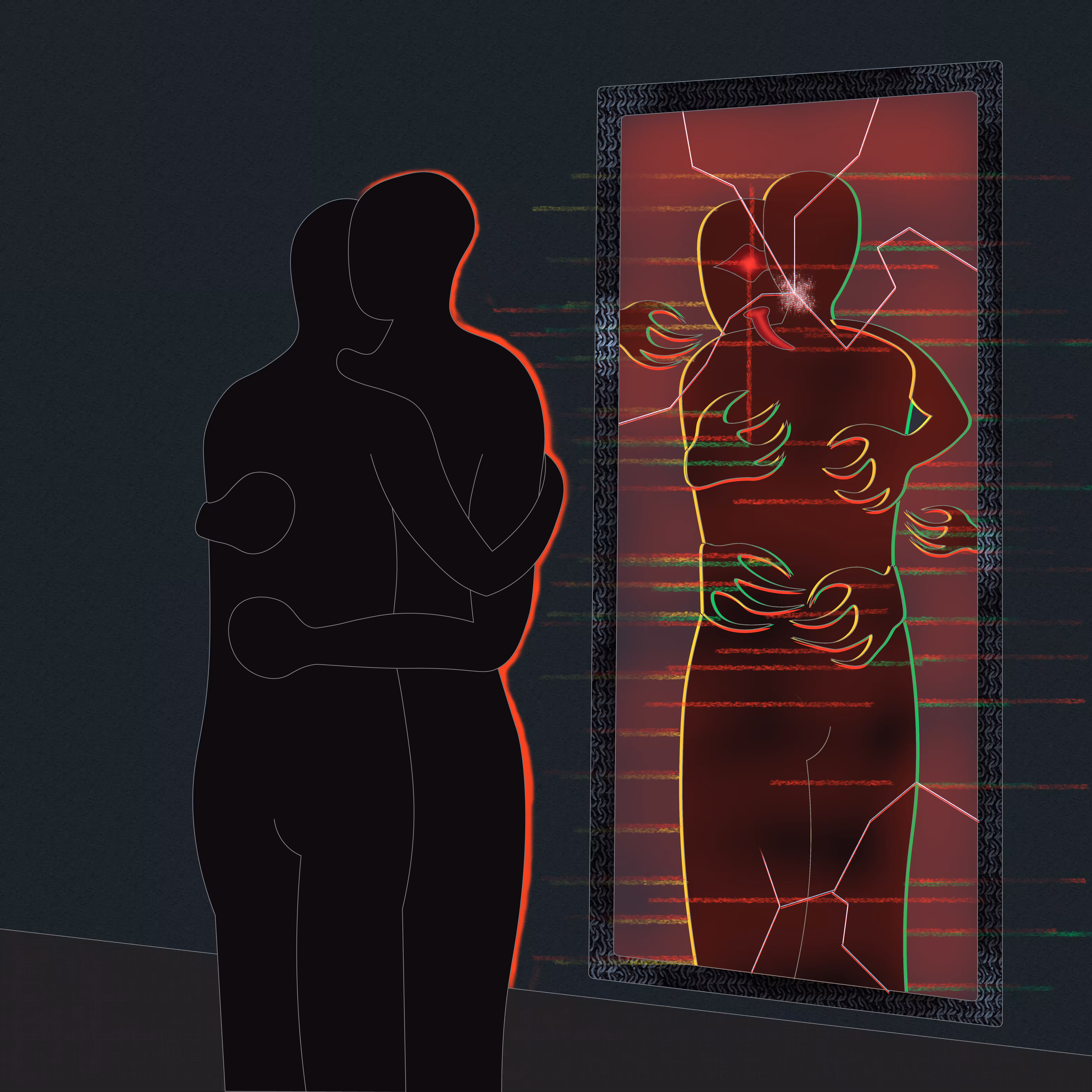 Glitchtober2025: The Mirror Knows More