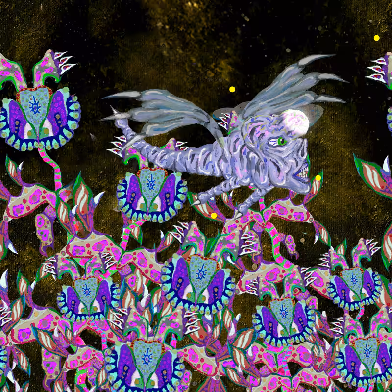 Fireflies and Flower Gardens #54