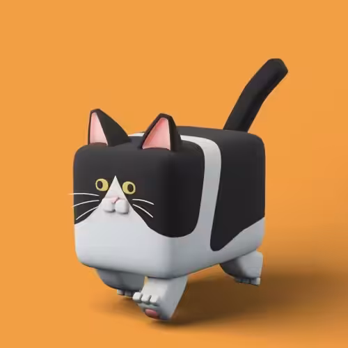 CryptoCubeCat #8 Tuxedo