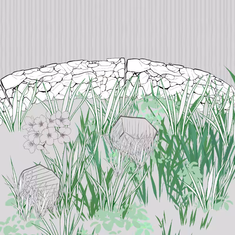 Wild Grass and Rubble #38