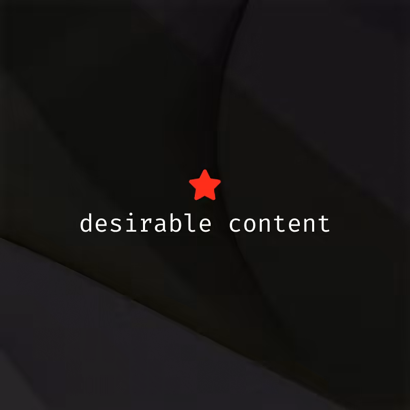 desirable content #14