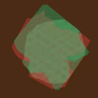 Moiré Mesh Paintings #16