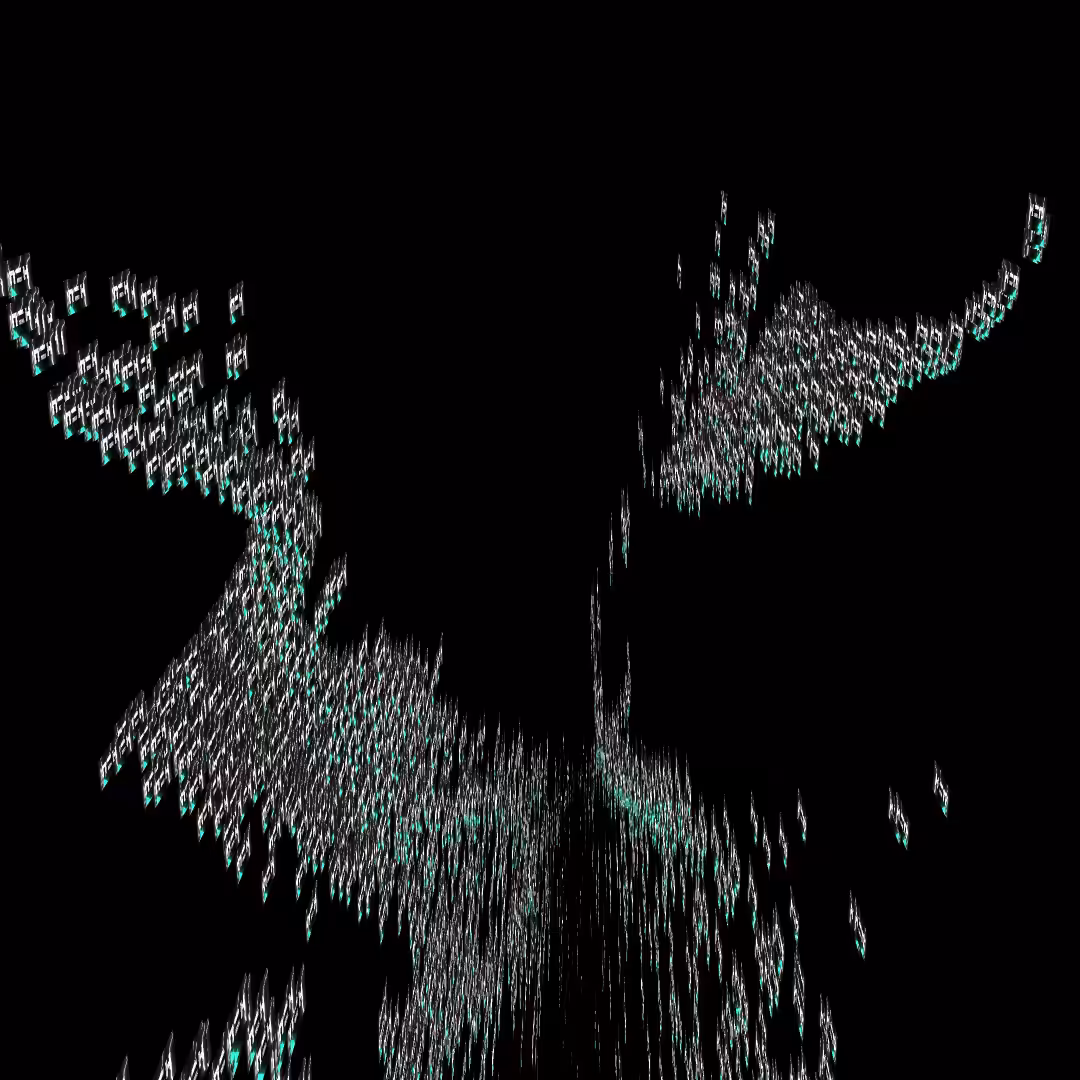 hen logo /// curl noise