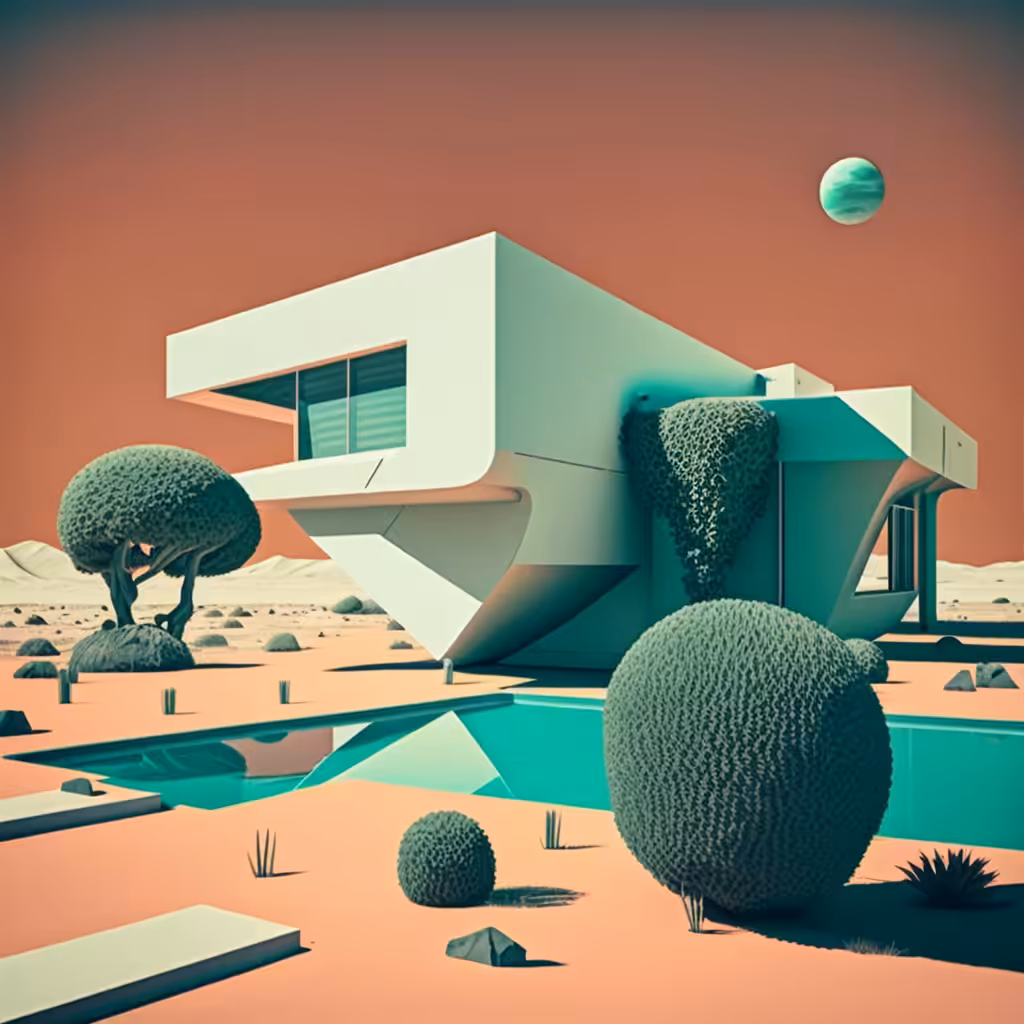 future home on planet mars