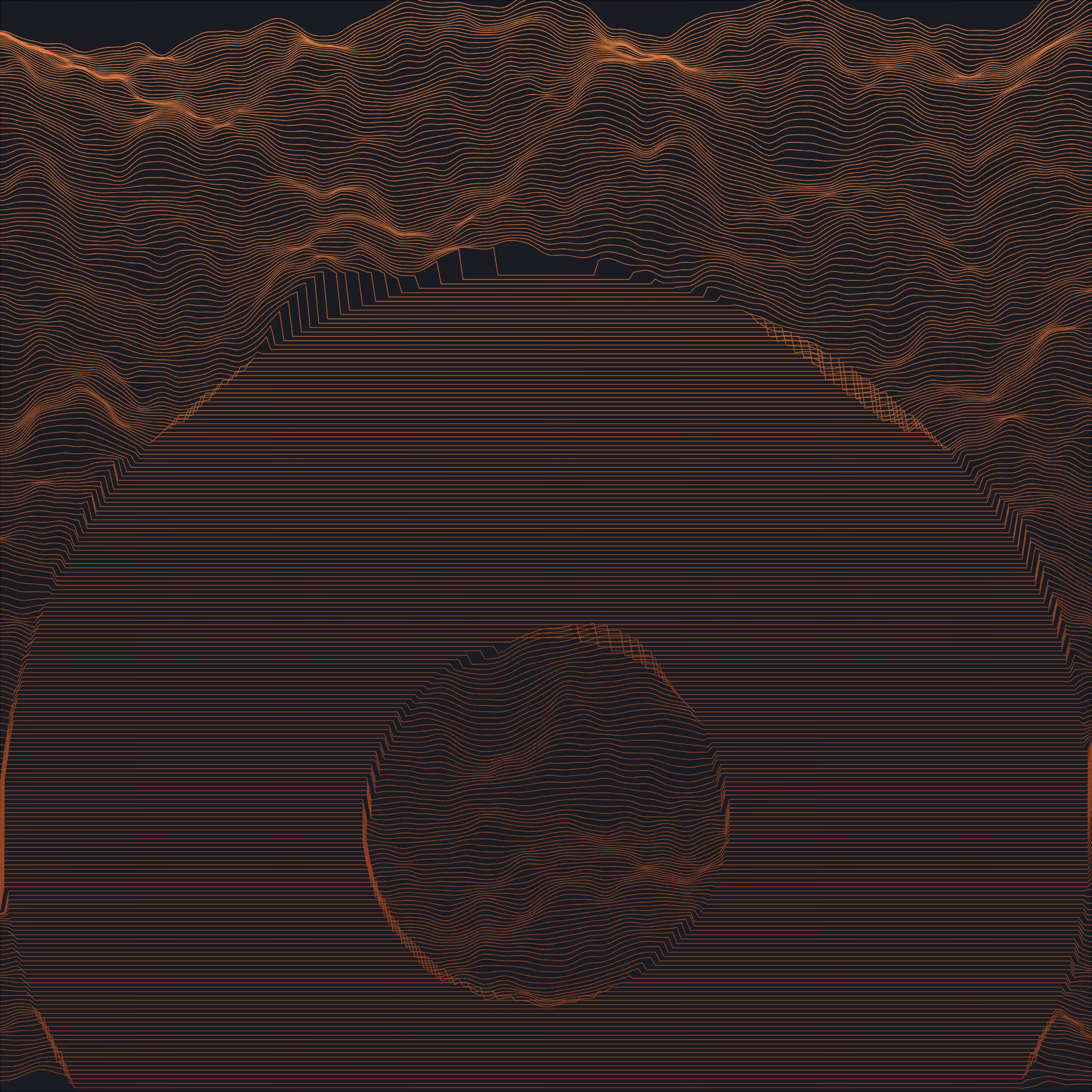 Waves Circle (For Plotter) #123