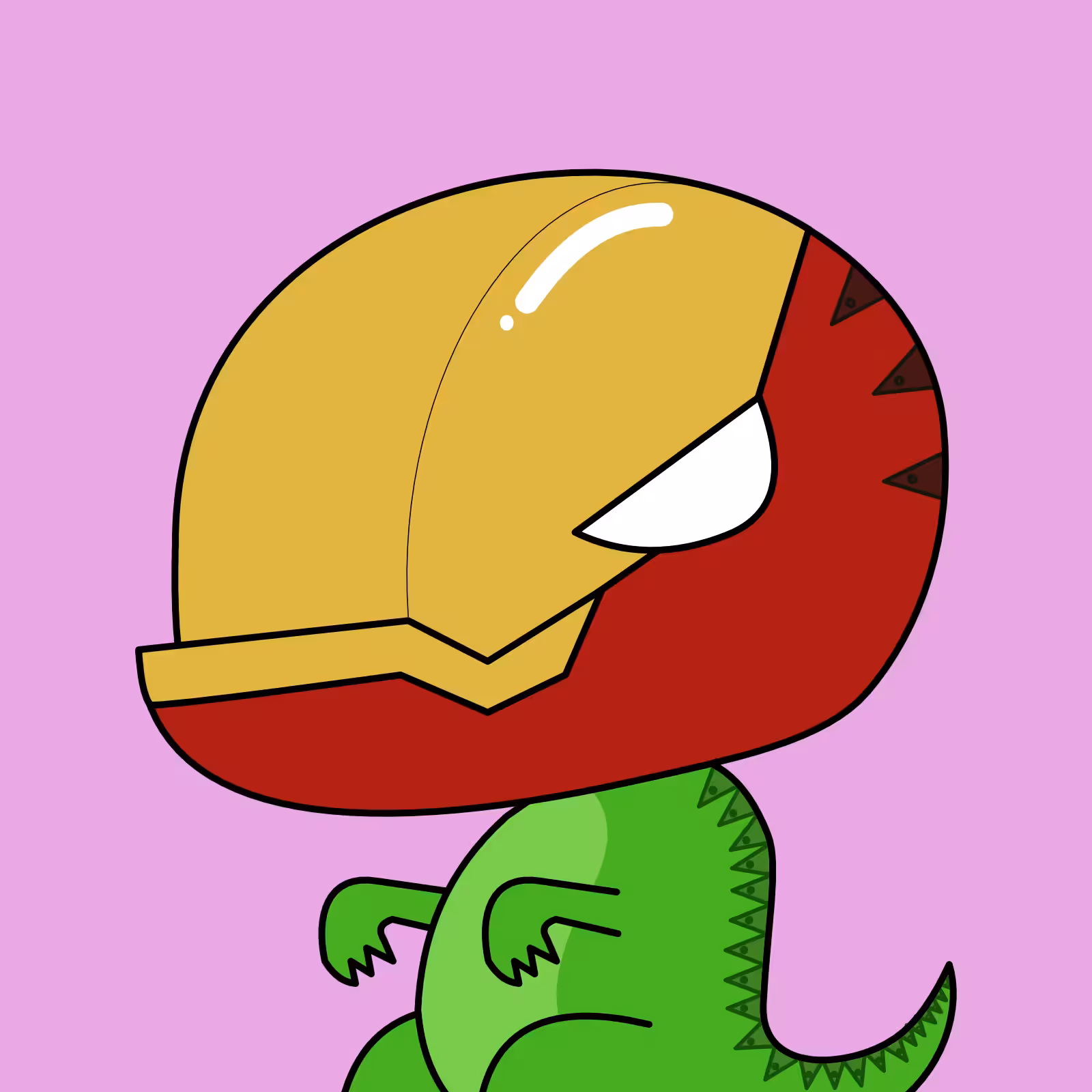 Dinomask Iron Man