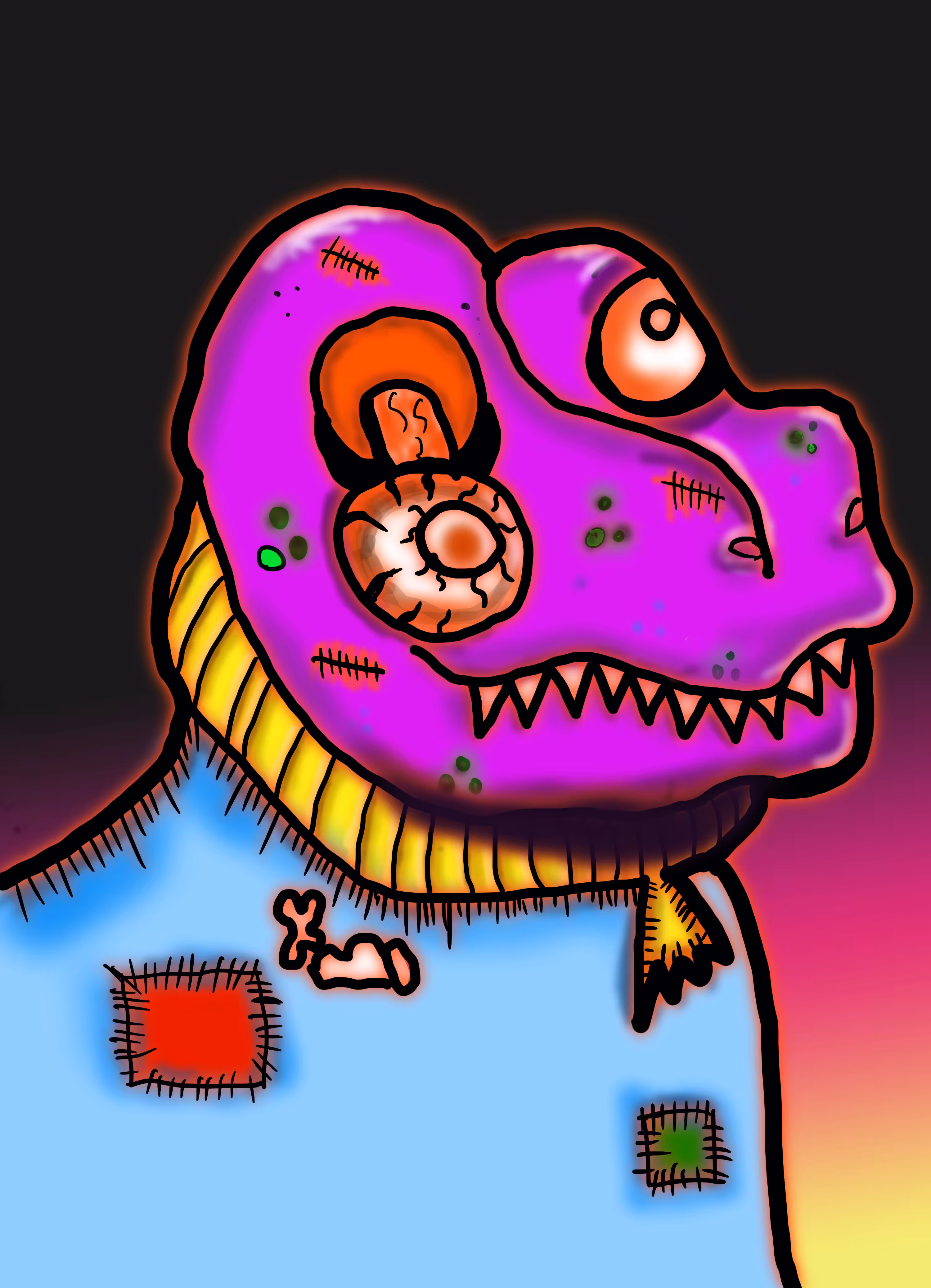 silly trex No.#15 I'm Zbie 