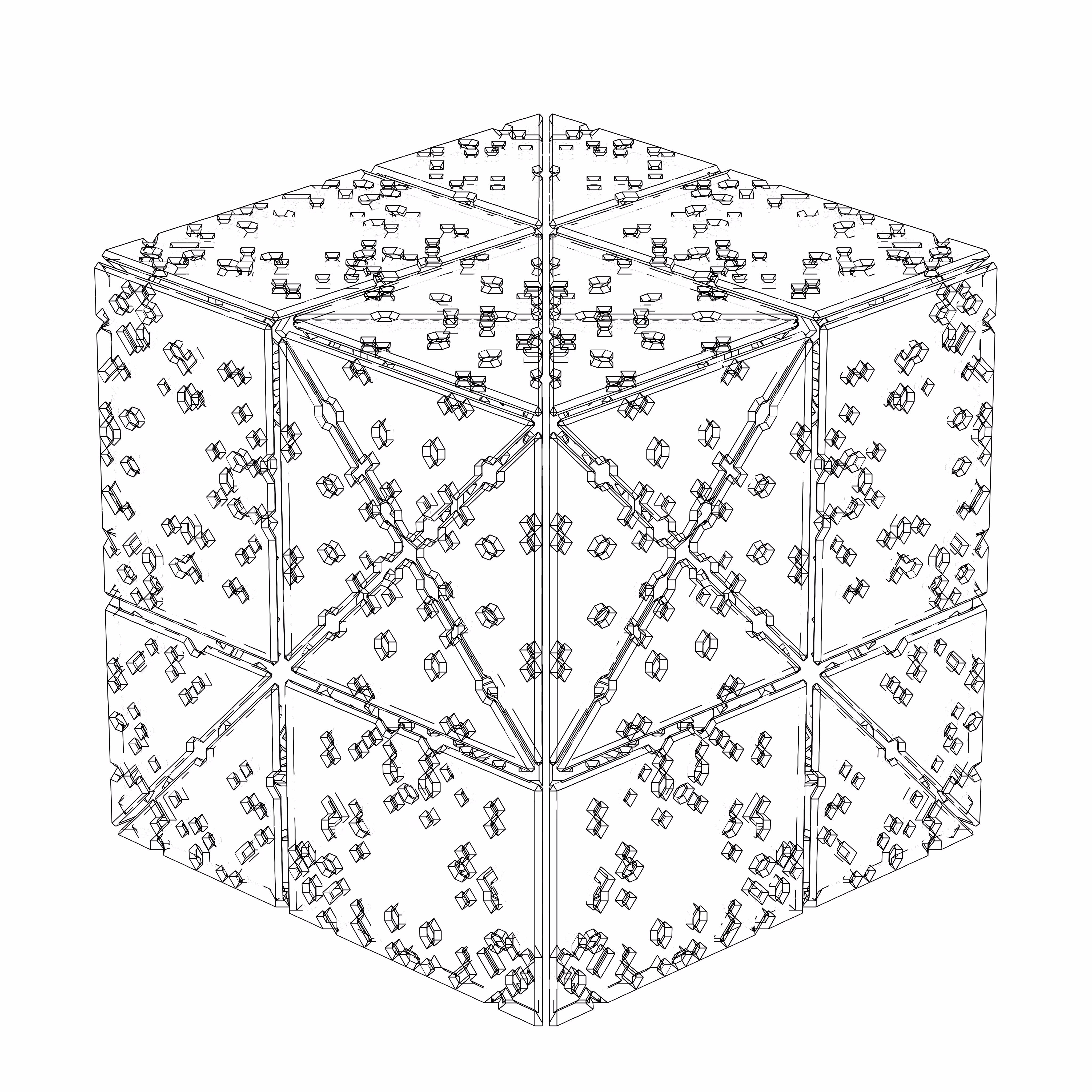 LL21 Alien Art Cube #582