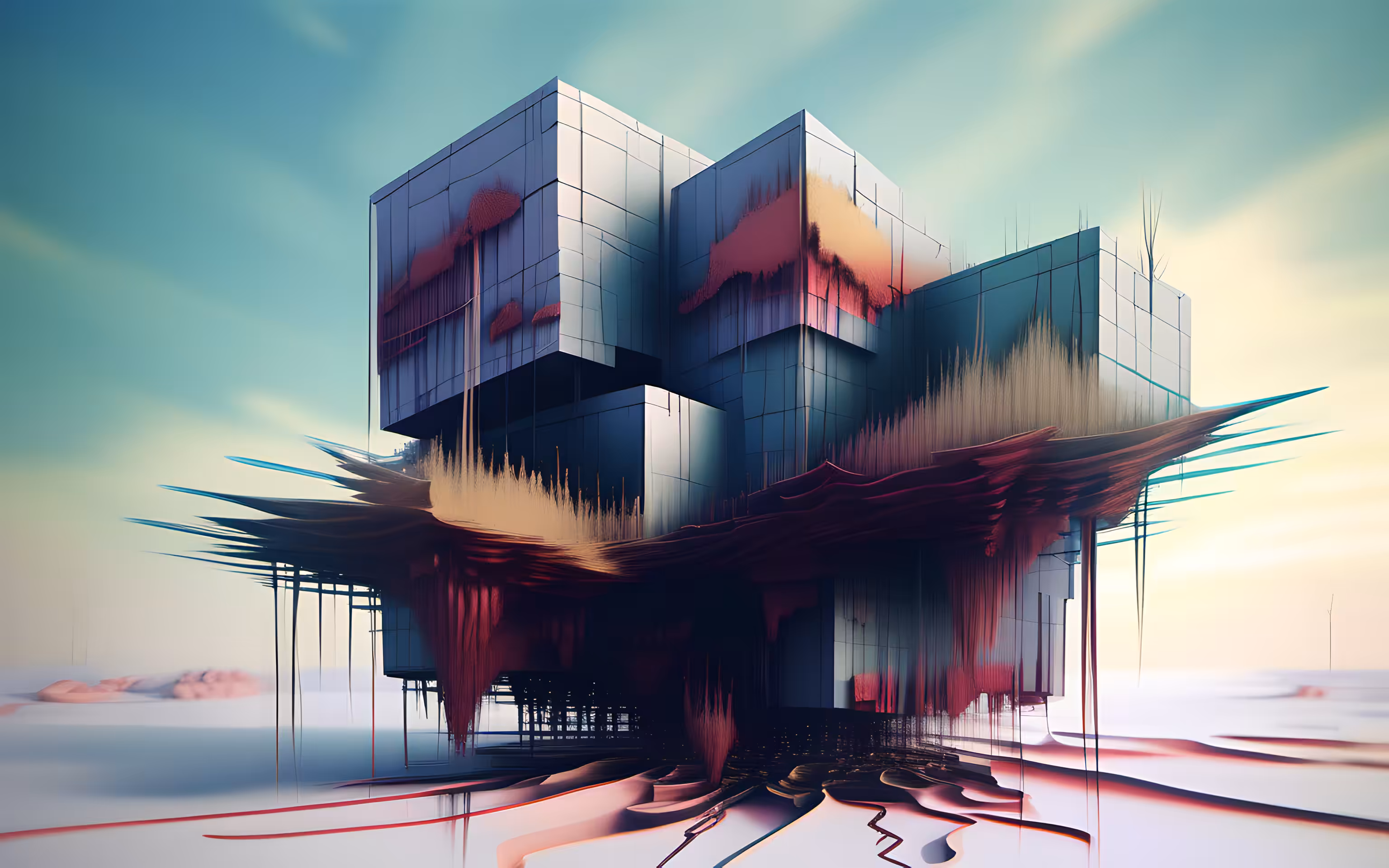 AI imagines famous generative artworks #101