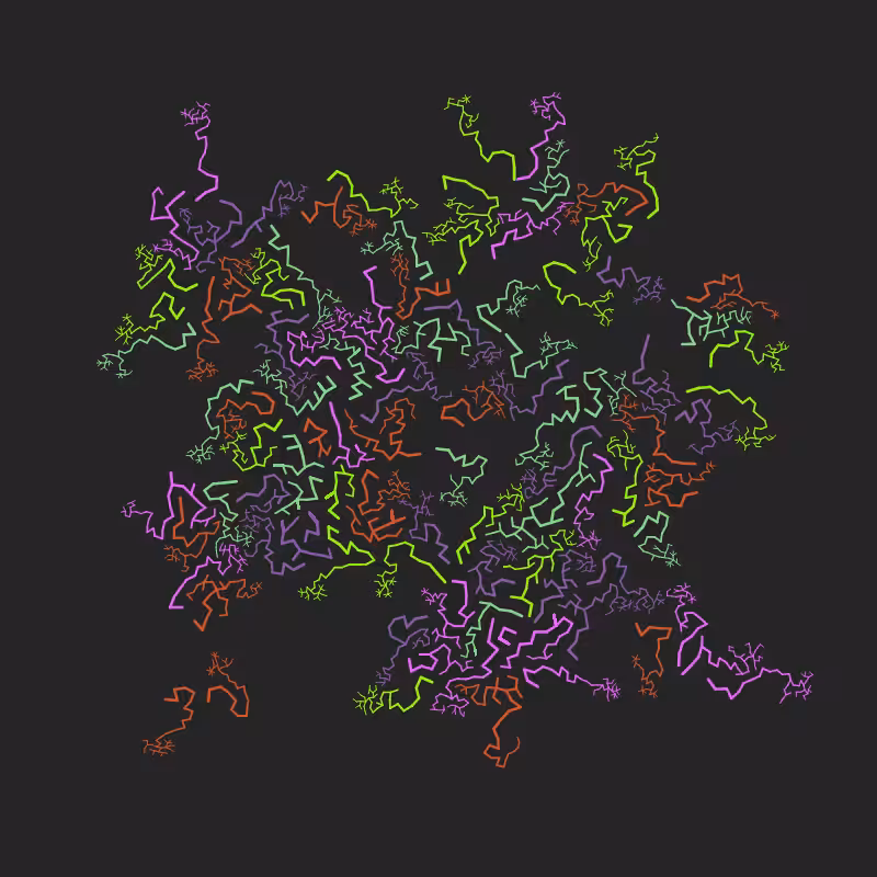 Random circle of Fractals #6