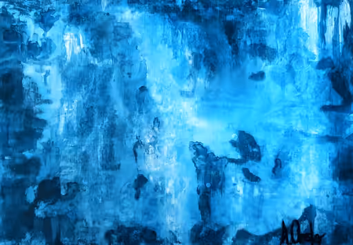 A Gush of Blue 