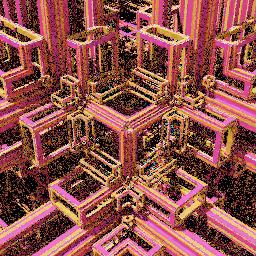 Colorful cubic sponge forms #76