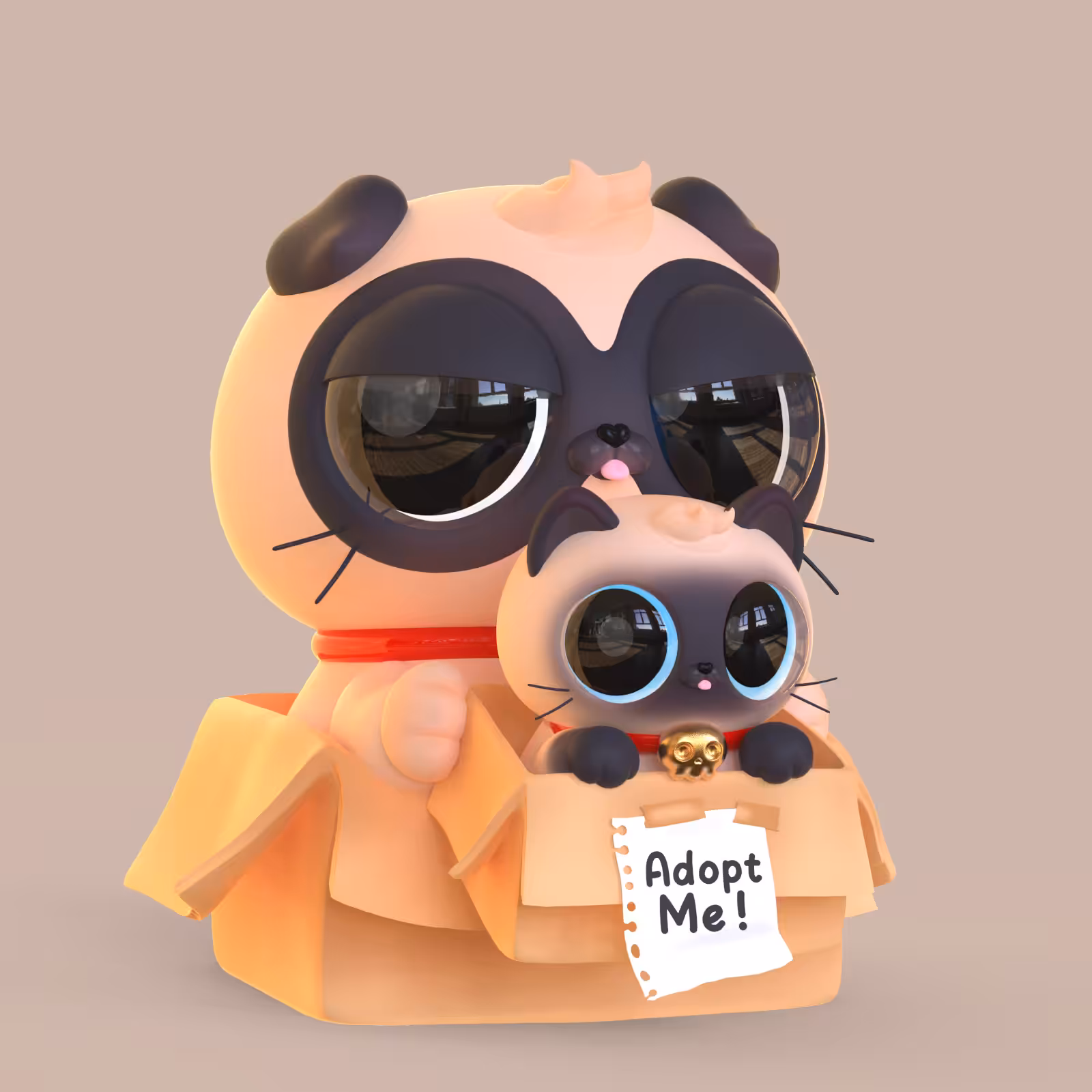 455 Orathai : Bored Pug